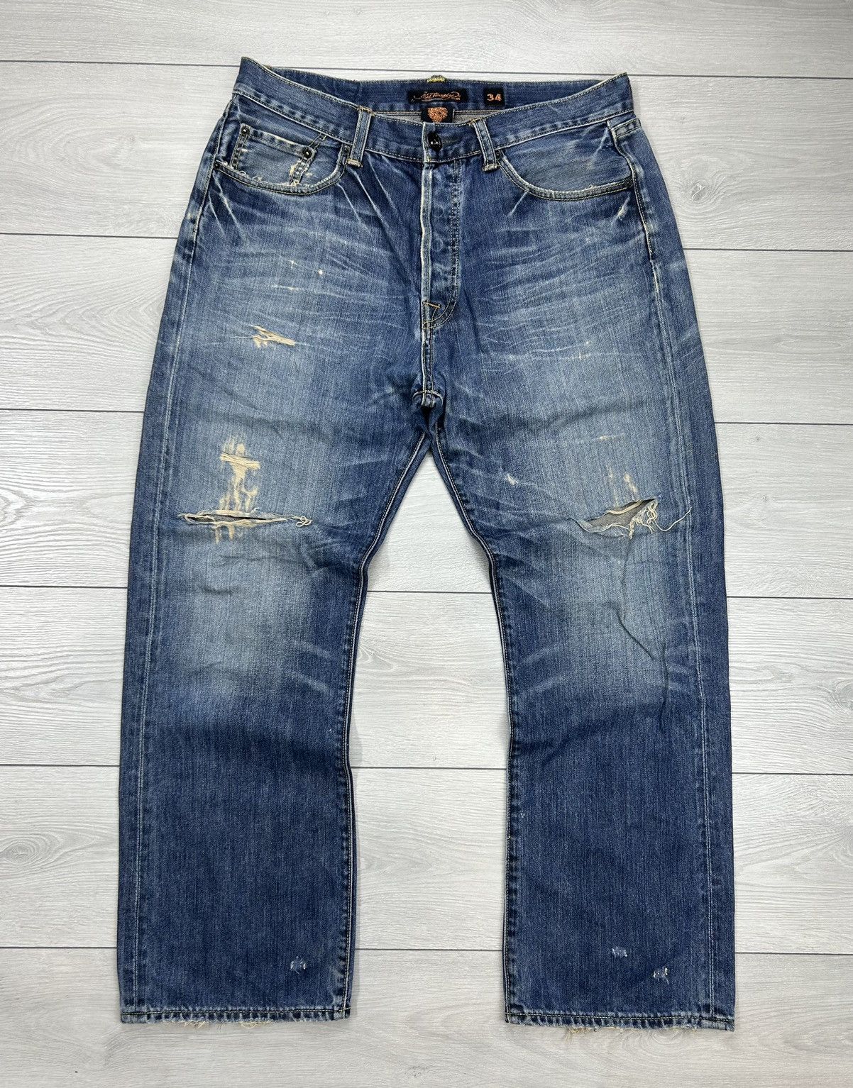Ed Hardy Ed Hardy Denim Jeans Size 34 Size US 34 / EU 50 - 5 Thumbnail