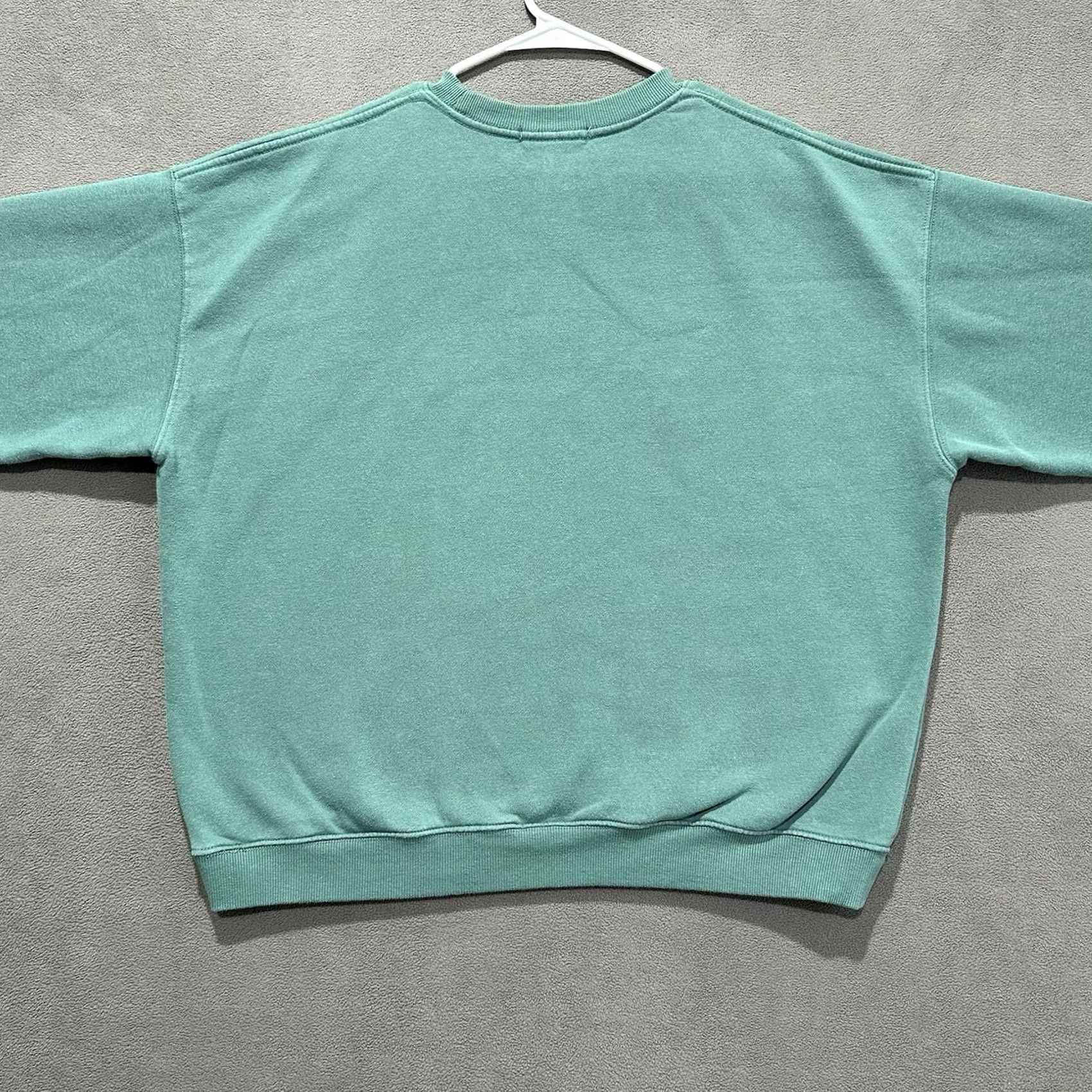 Vintage State of Mine Sweatshirt Womens Large Green Crew London Social Club Embroidered Size L / US 10 / IT 46 - 2 Thumbnail