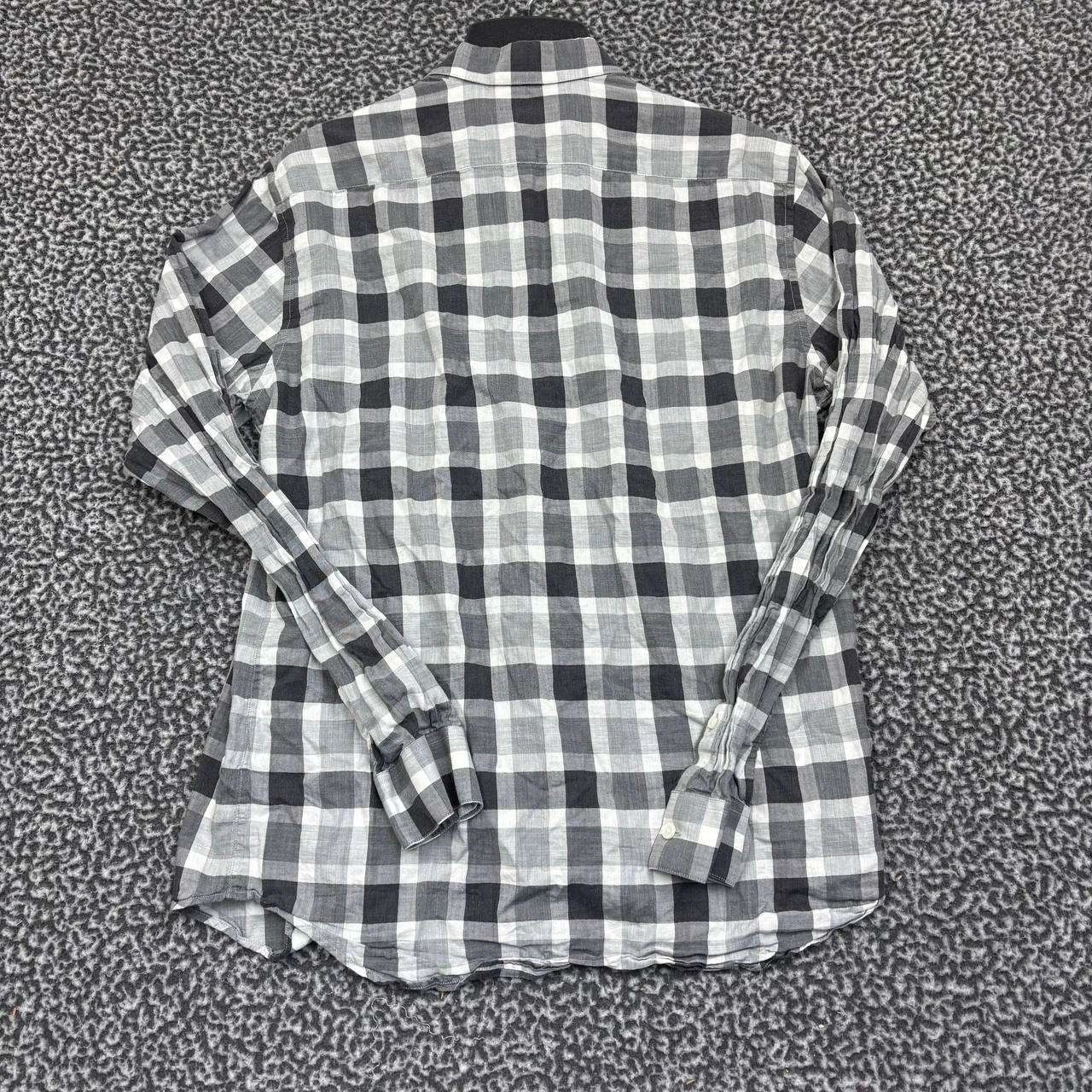 Theory Theory Shirt Men Checked Button Up Long Sleeve Collared M Size US M / EU 48-50 / 2 - 2 Thumbnail