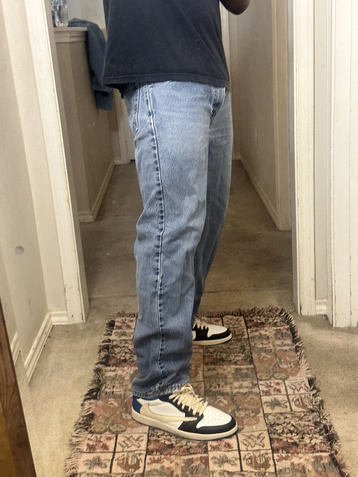 Levi's × Vintage Crazy Vintage Y2K/2000s Levi’s 505 Baggy Skater Denim Jeans Size US 34 / EU 50 - 2 Thumbnail