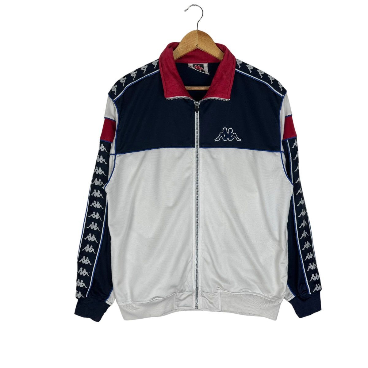 Kappa × Vintage 🌟KAPPA SIDE TAPE TRACK TOP ZIPPER JACKET Size US M / EU 48-50 / 2 - 2 Thumbnail