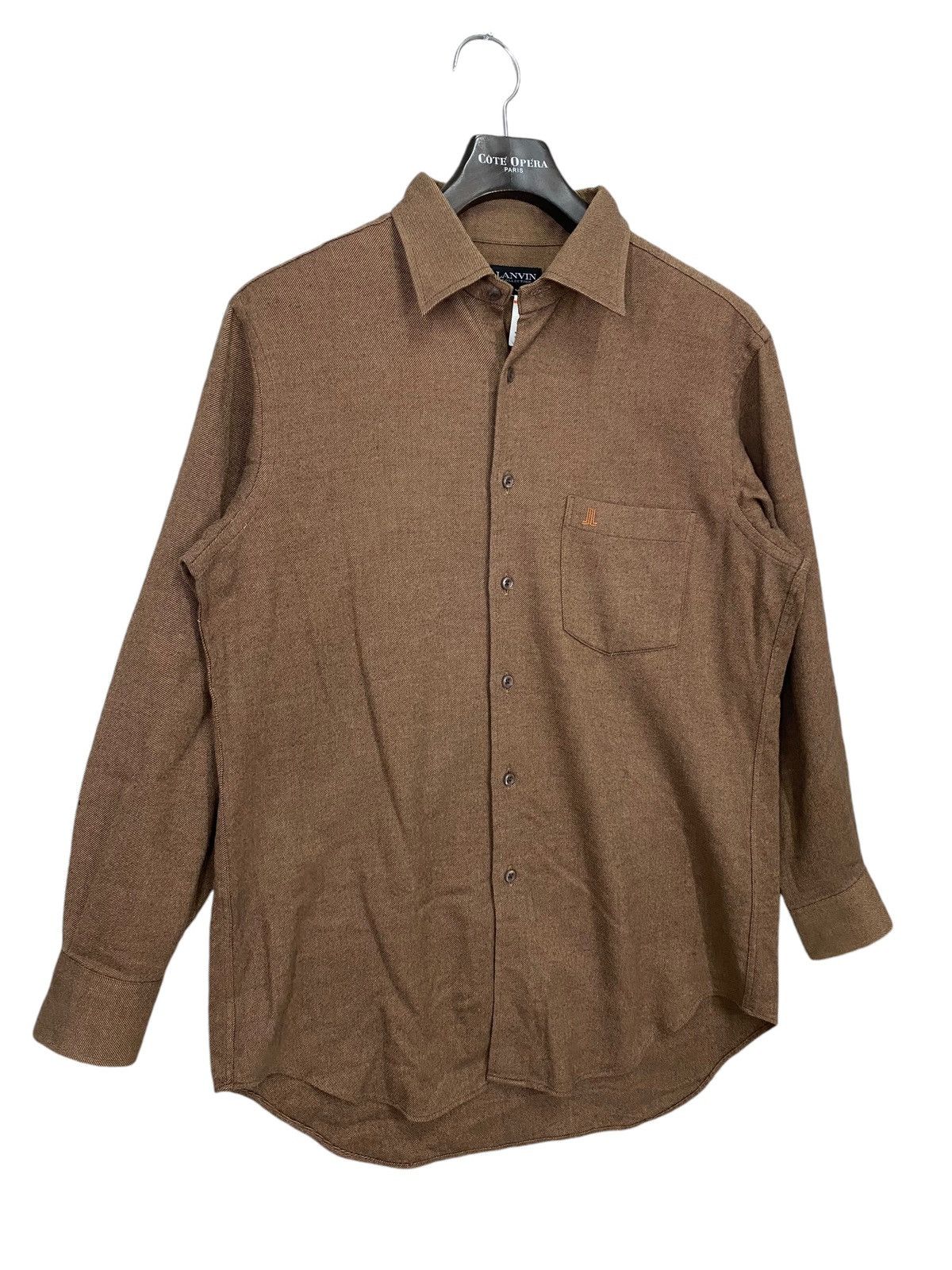 Lanvin × Vintage Vintage lanvin shirt button ups longsleeve Size US L / EU 52-54 / 3 - 2 Thumbnail