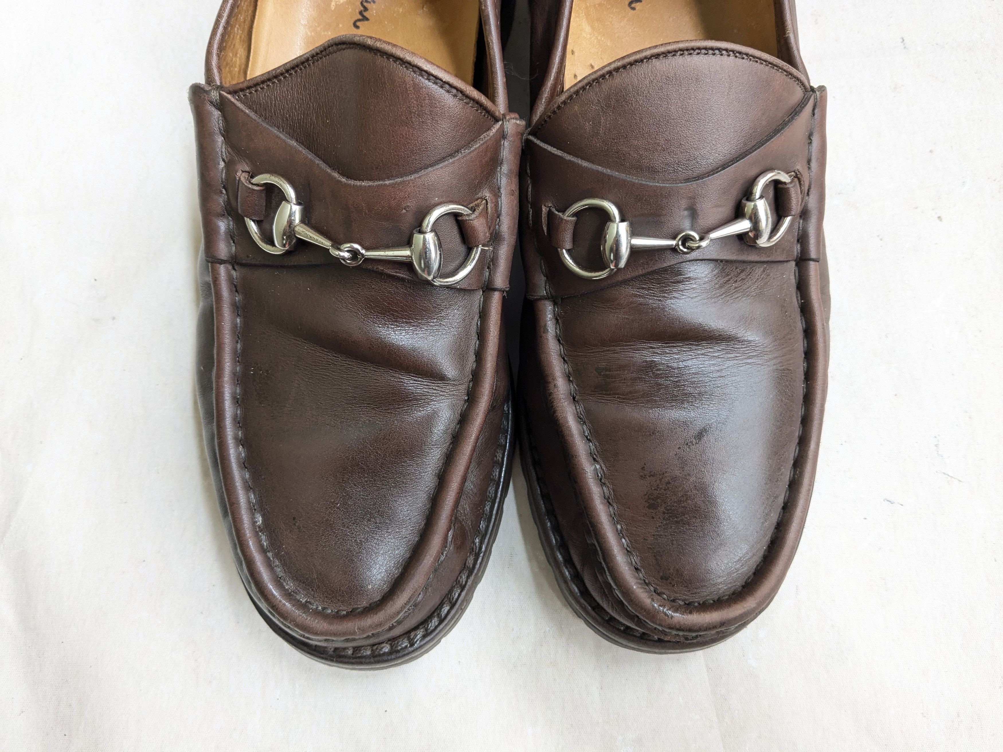 Gucci Gucci Horsebit Loafers Brown Leather 9 D Slip On Size US 9 / EU 42 - 3 Thumbnail