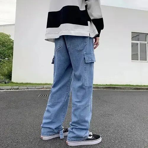 Jean Skateboard Baggy Carpenter Denim Jeans Cargo y2k Size US 32 / EU 48 - 3 Thumbnail