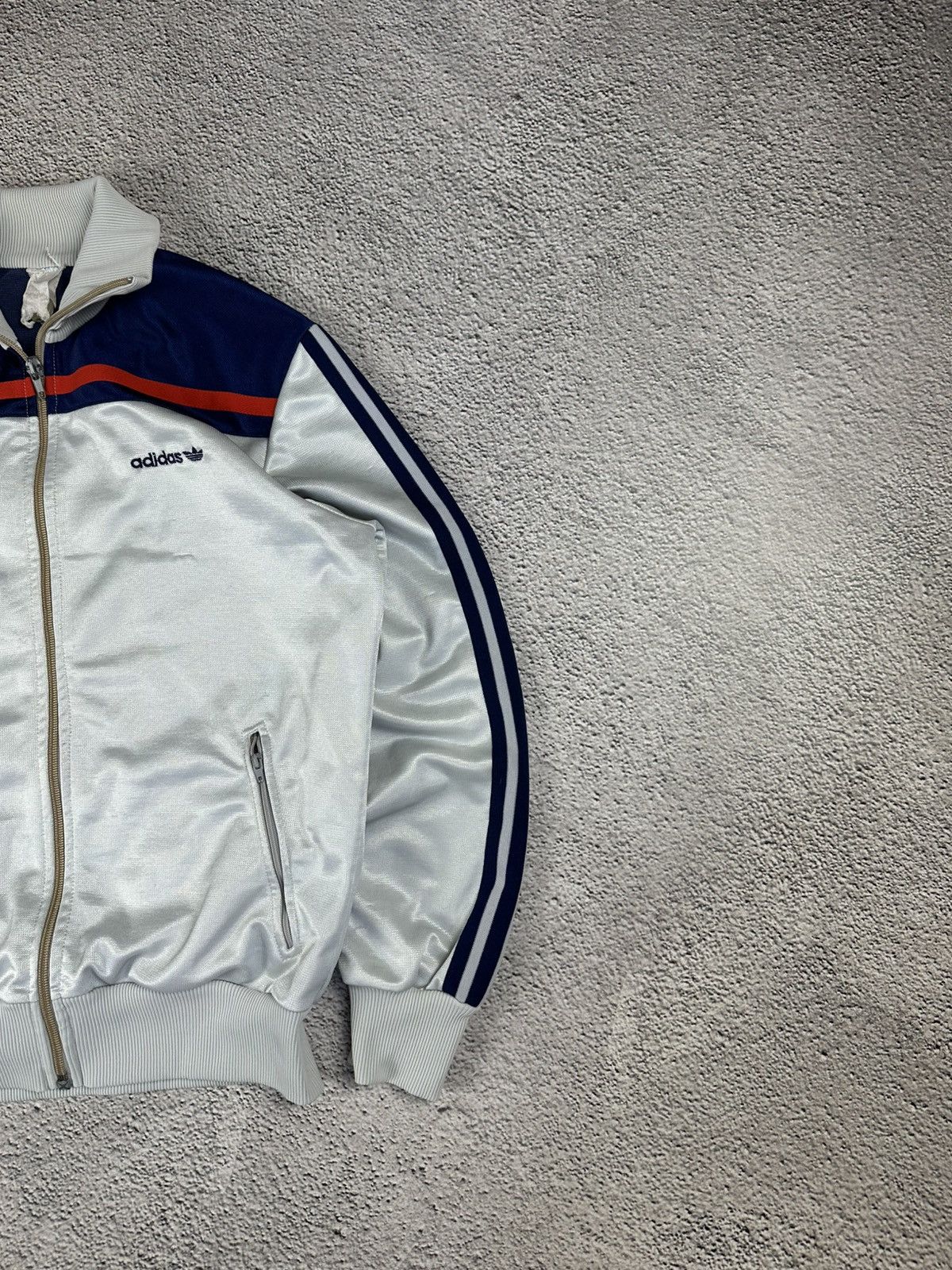 Adidas × Vintage Vintage Adidas Germany Olympic Zip Hoodie Soccer Jersey 90s Size US S / EU 44-46 / 1 - 4 Thumbnail