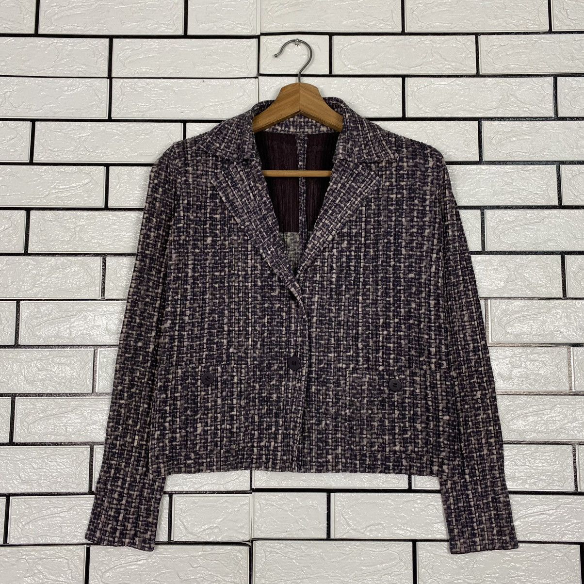 Issey Miyake 🔥BUTTON UPS PLEATED JACKET PLEATS PLEASE ISSEY MIYAKE Size M / US 6-8 / IT 42-44 - 8 Thumbnail