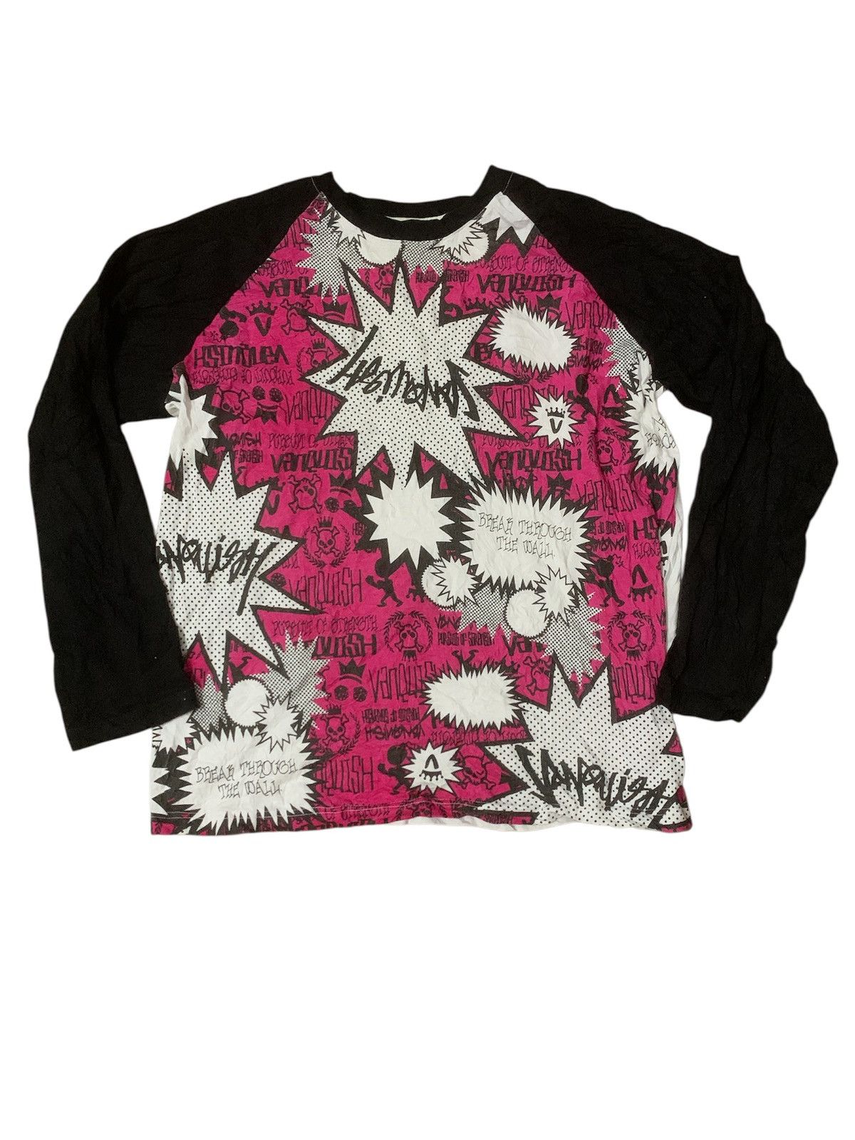Art Comes First Nice Printed Skull Long Sleeve Tee Size US XXL / EU 58 / 5 - 1 Thumbnail