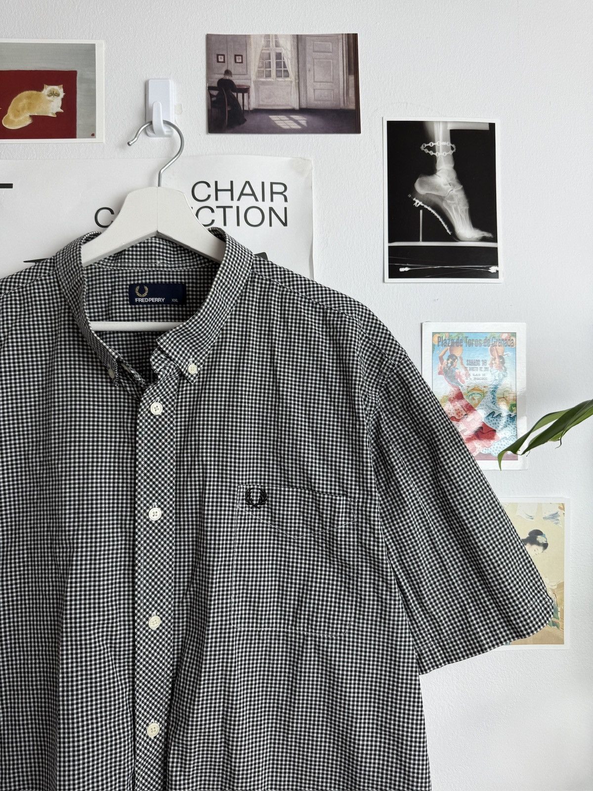 Designer × Fred Perry × Vintage Vintage Fred Perry checked boxy shirt XXL designer luxury y2k Size US XXL / EU 58 / 5 - 3 Thumbnail