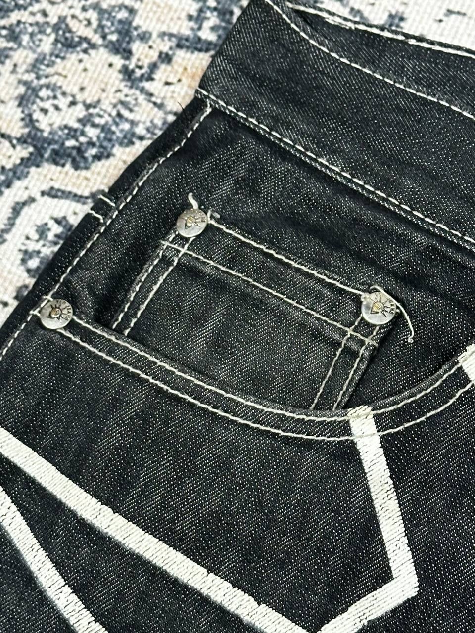 Japanese Brand Very Rare Your Local Dealer Printed Baggy Hip Hop Denim Size US 34 / EU 50 - 9 Thumbnail