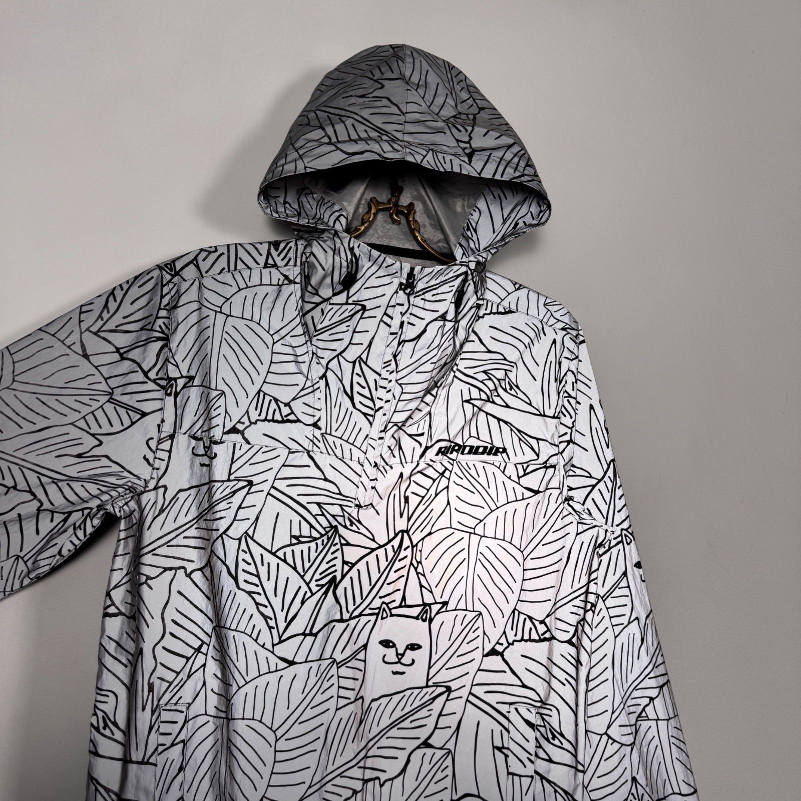 RIPNDIP RIPNDIP Vintage Printed Reflective Hooded Jacket Y2K Size US M / EU 48-50 / 2 - 7 Thumbnail