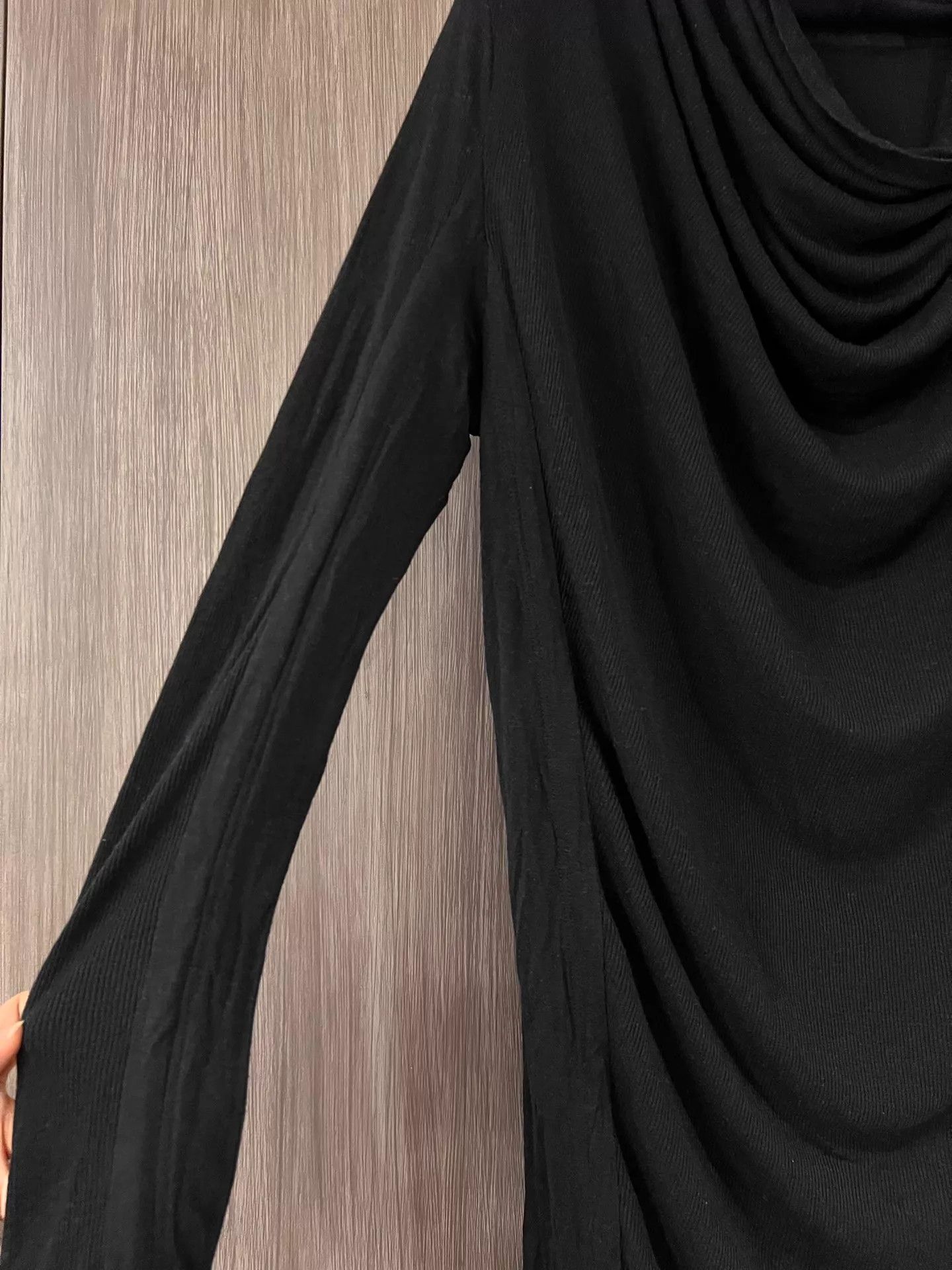 Julius Julius 12AW Stacked Draped Collar Cashmere Blend Knit Top 3 Size L / US 10 / IT 46 - 8 Thumbnail