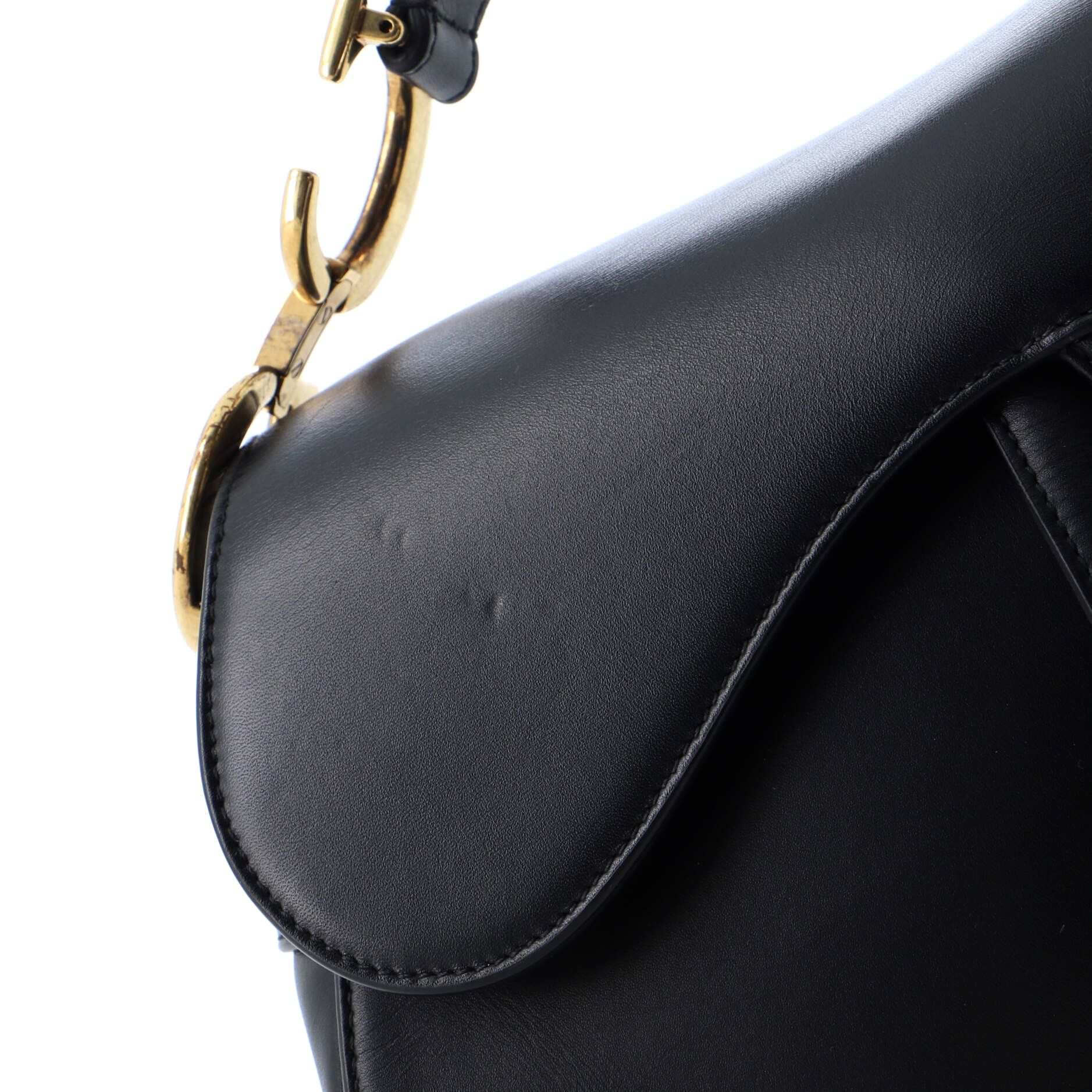 Dior Saddle Handbag Leather Medium Size ONE SIZE - 5 Thumbnail