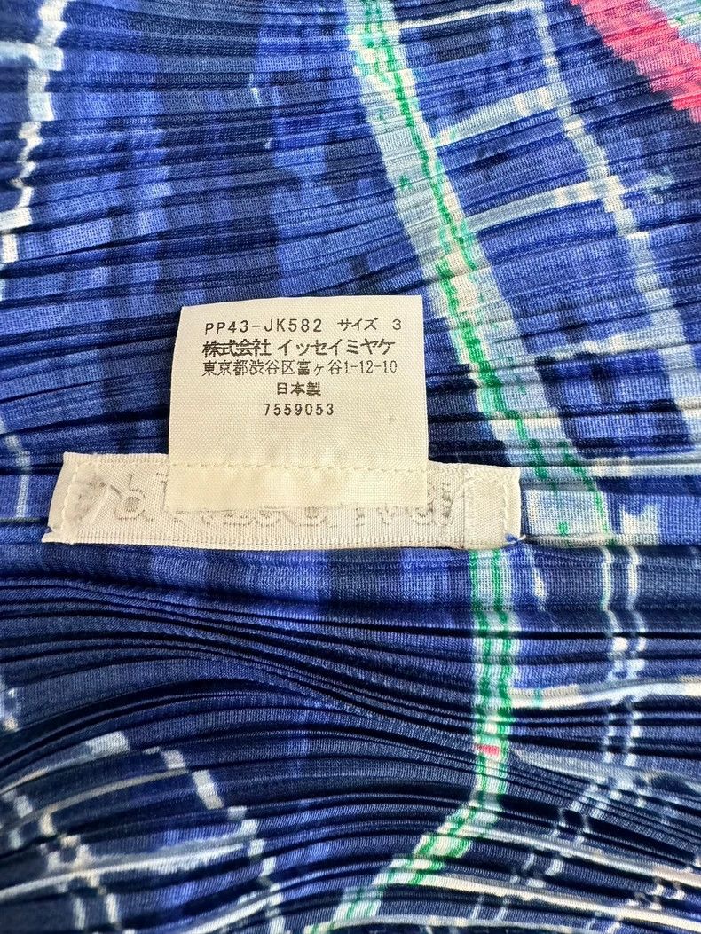 Issey Miyake issey miyake size:3 Blue pleated short sleeves Size XXS / US 00 / IT 34 - 6 Thumbnail