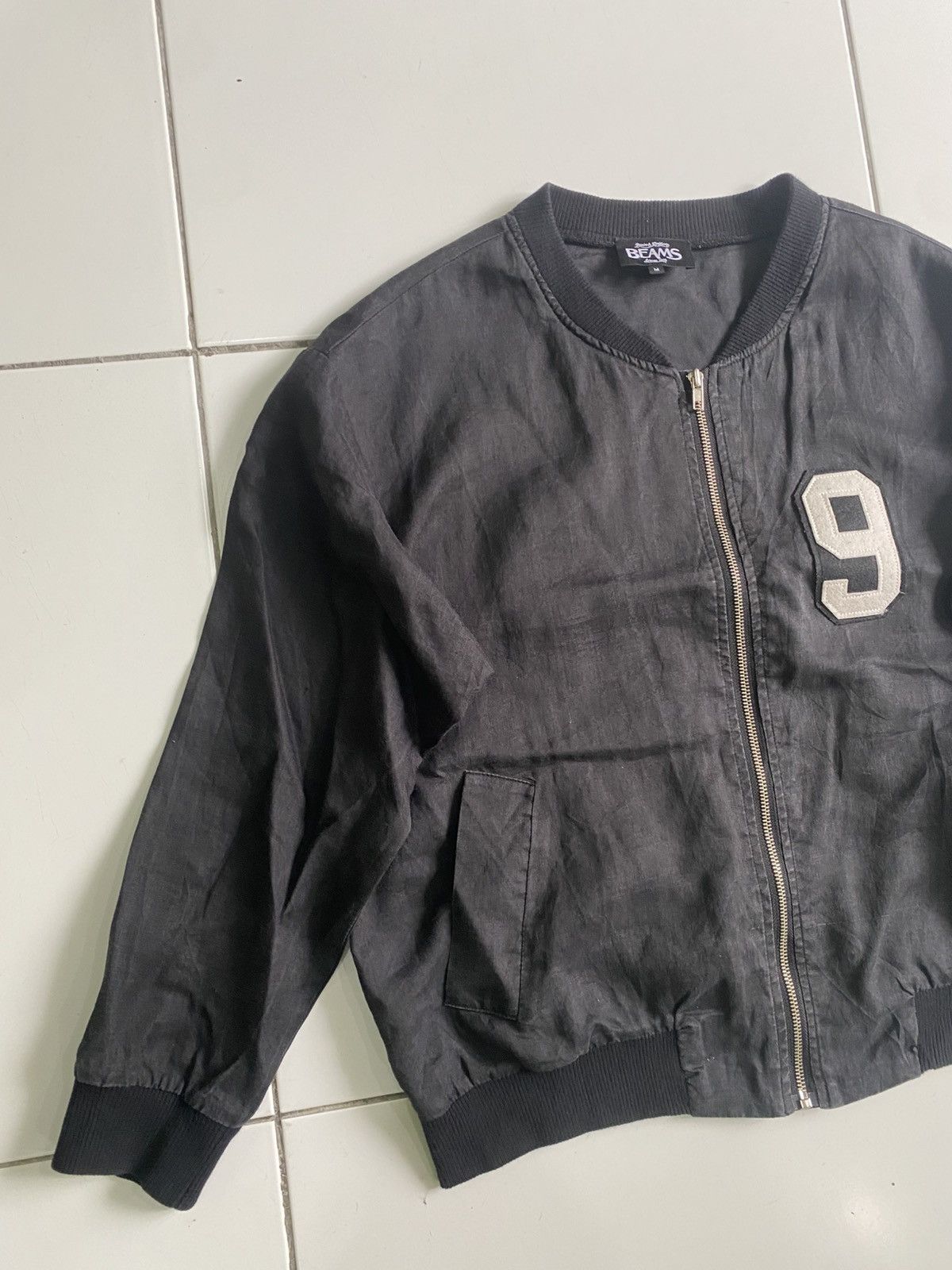 Beams Plus Vintage Beams style Big logo No 9 Bomber Shell Jacket Size US M / EU 48-50 / 2 - 3 Thumbnail
