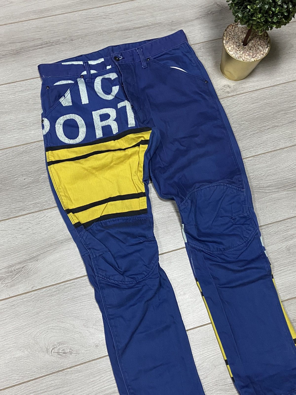 G-Star × Pharrell G Star Pharrell Williams over print big logo pants Size US 34 / EU 50 - 3 Thumbnail