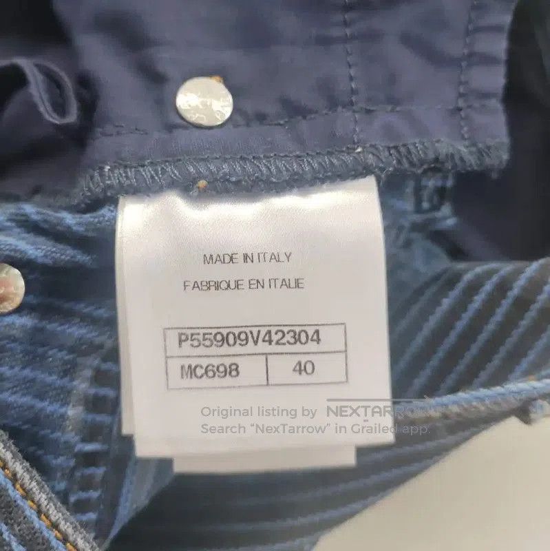 Chanel Chanel Summer Navy Cotton Skirt . Size 37" - 5 Thumbnail
