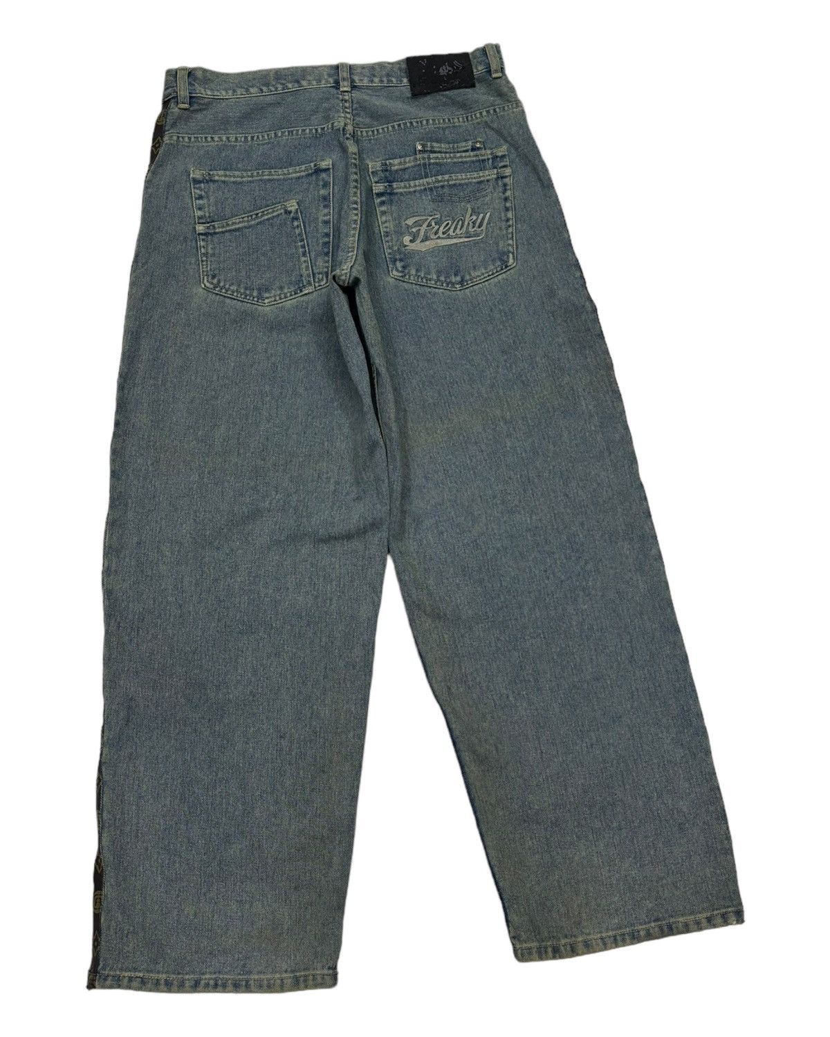 If Six Was Nine 🔥FREAKY MASSIVE LV MONOGRAM BAGGY JEANS HYPE Size US 34 / EU 50 - 4 Thumbnail