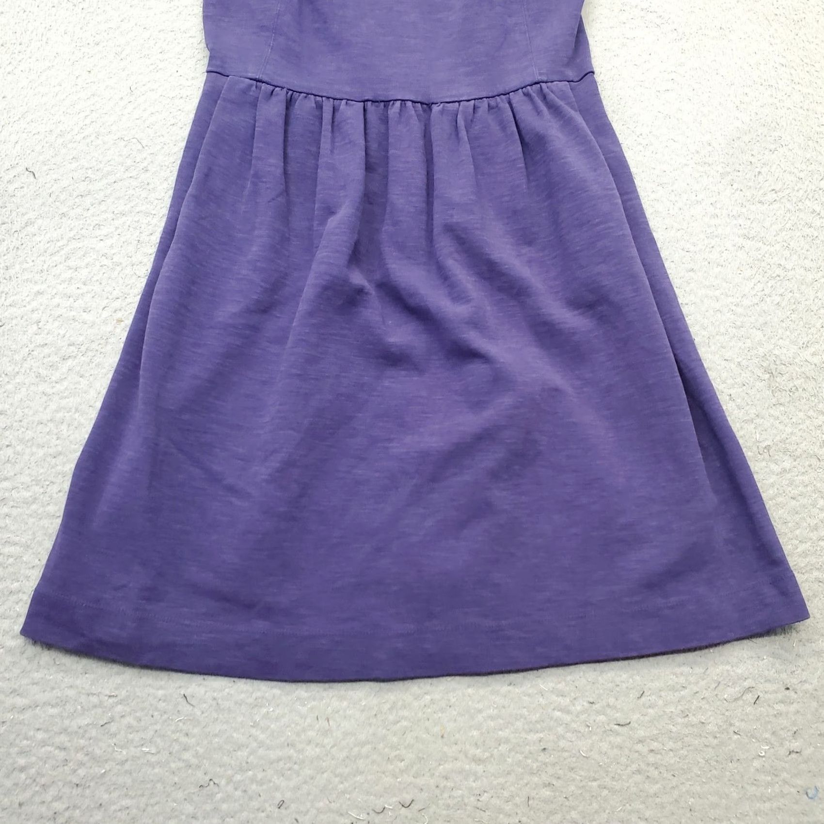 J.Crew J.CREW Fit & Flare Dress Womens Small Purple Sleeveless Back Zip Casual Party/Cocktail Short Length Size S / US 4 / IT 40 - 4 Thumbnail