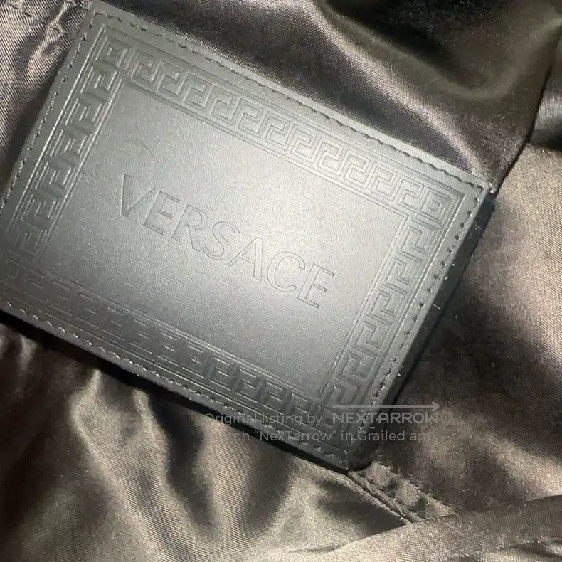 Versace Versace Black liquid leather coat Size US M / EU 48-50 / 2 - 4 Thumbnail