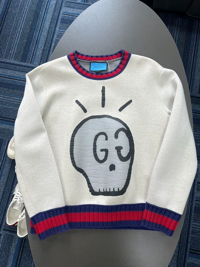 Gucci Skull space cotton sweatshirt 2504-Nextarrow