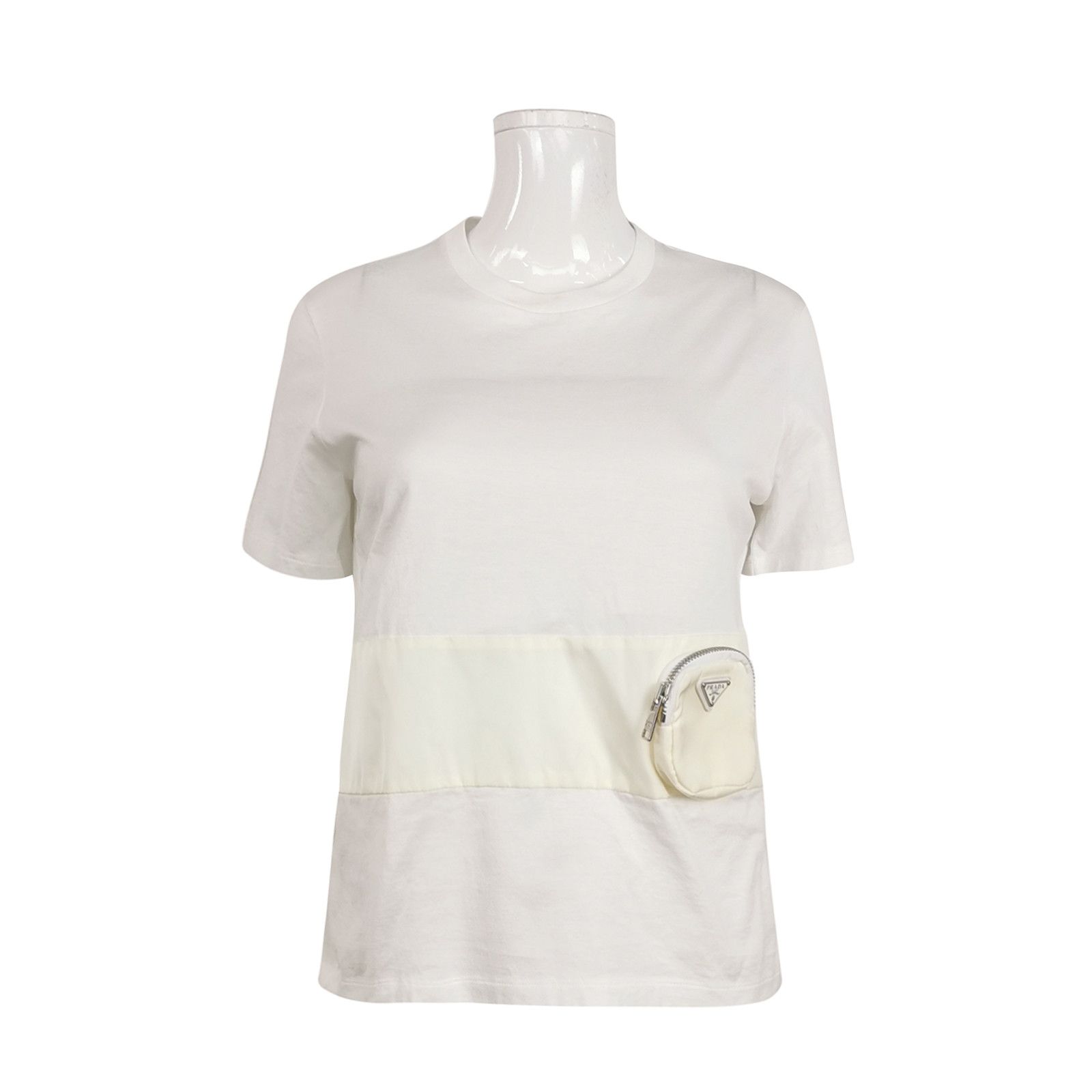 Prada Prada Logo Pouch Short Sleeve T-Shirt XS Size XS / US 0-2 / IT 36-38 - 1 Thumbnail