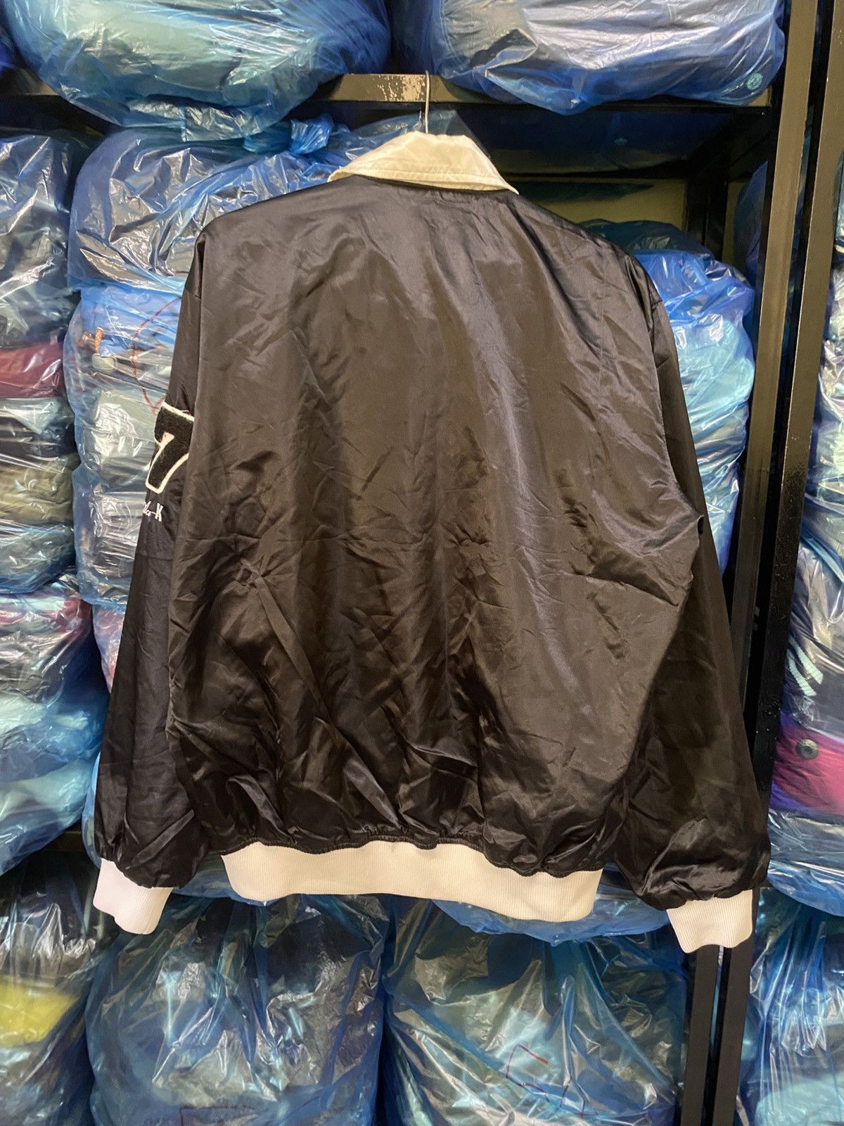 Vintage VINTAGE LA CIEL BLUE SATIN JACKET MADE IN JAPAN Size US L / EU 52-54 / 3 - 11 Thumbnail