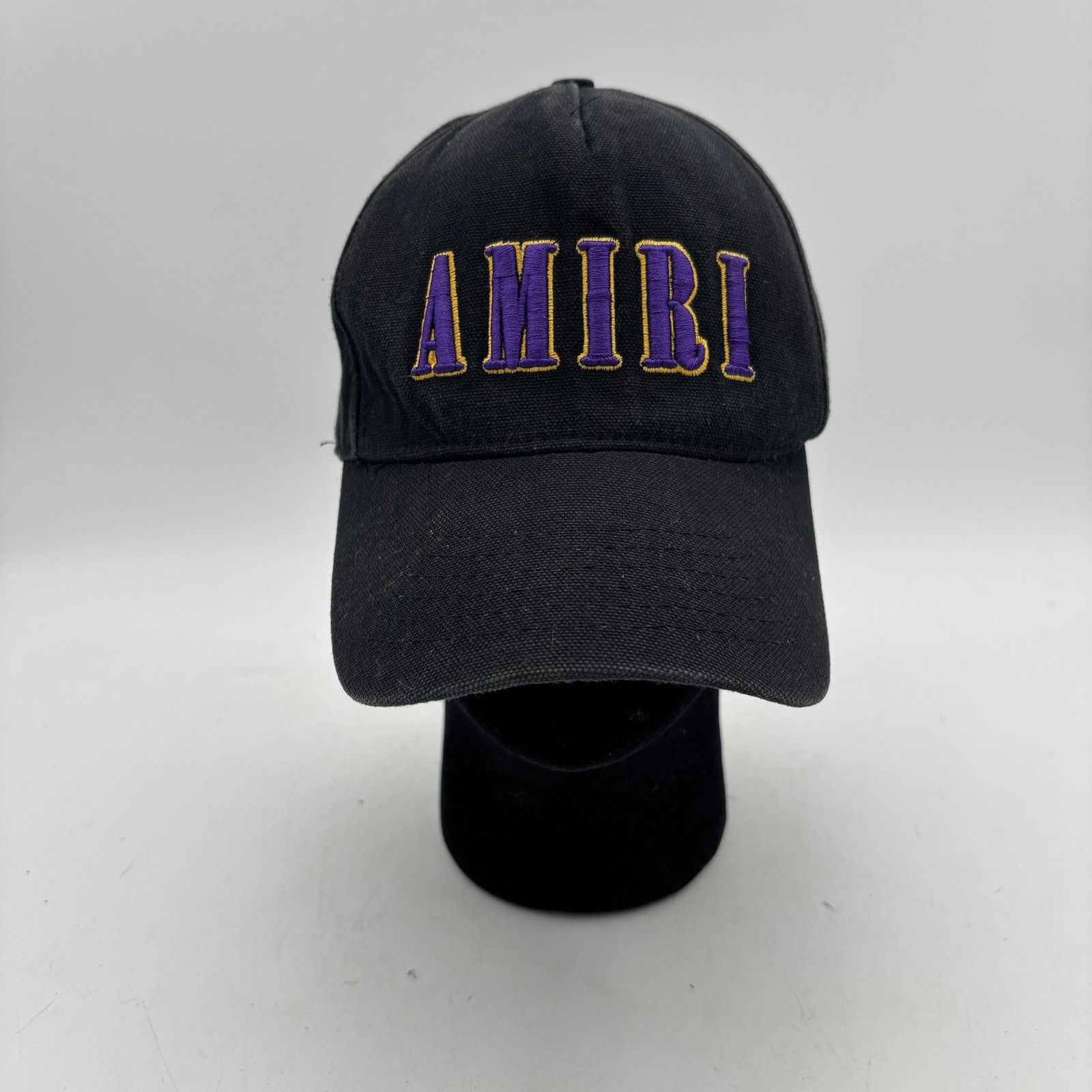 Amiri Amiri LA Purple Gold Core Logo Snapback Hat Size ONE SIZE - 2 Thumbnail