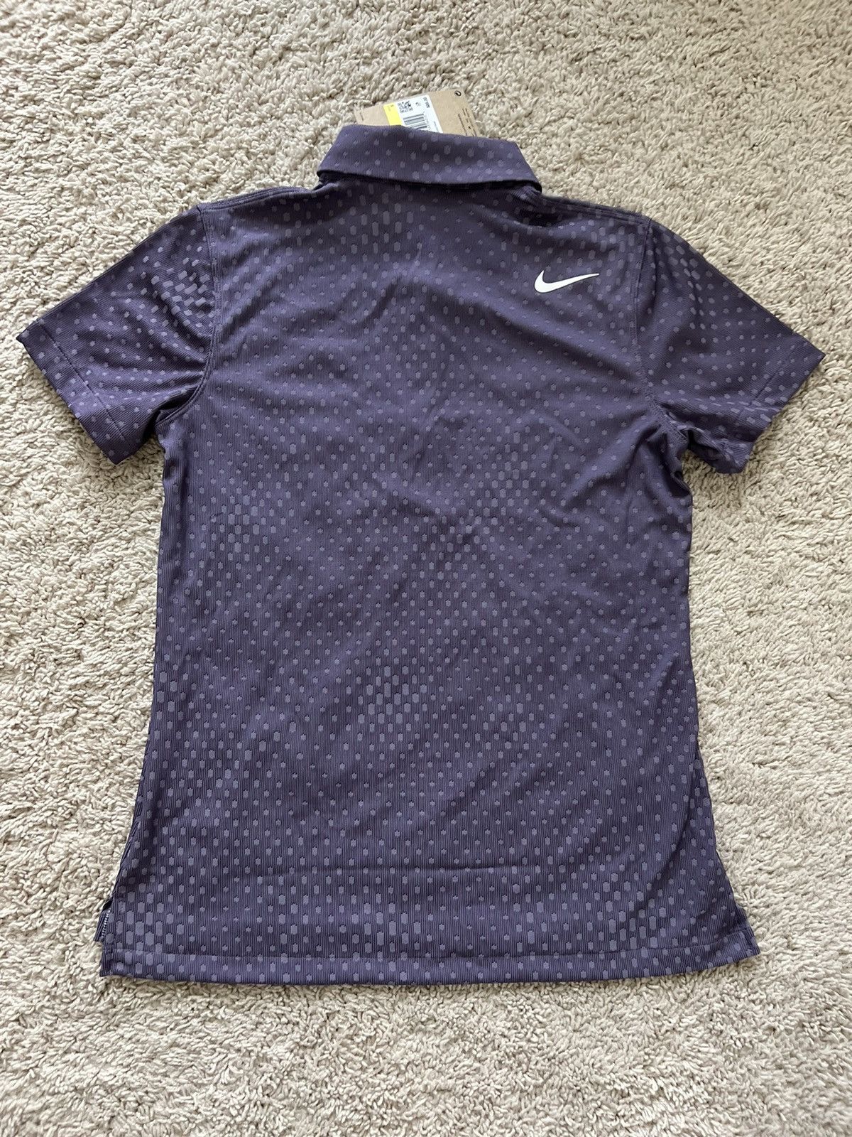 Nike Nike Golf Polo DriFit ADV Tour Jacquard Purple Size S / US 4 / IT 40 - 8 Thumbnail