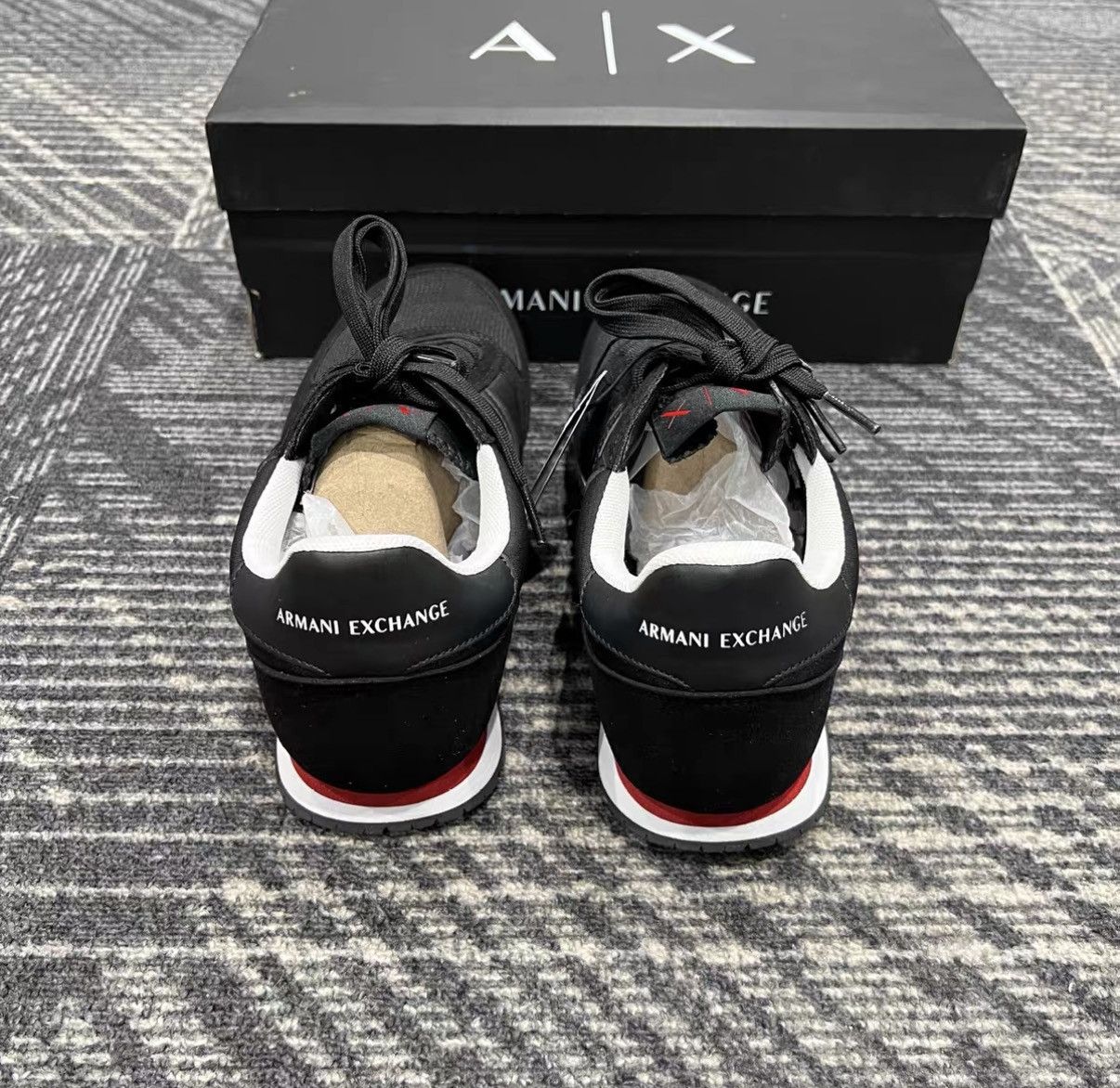 Armani Armani Exchange Rio Mesh Low-top Men's Casual Sneakers J42 Size US 8 / EU 41 - 3 Thumbnail