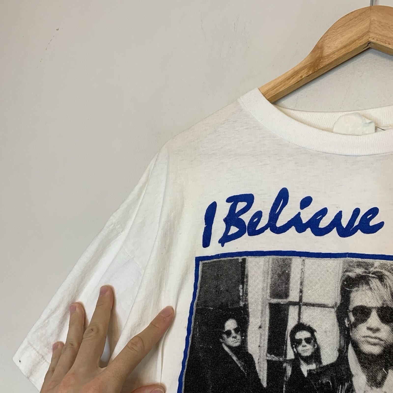 Vintage Vintage 1993 Bon Jovi I Believe Tour Shirt White Size L Size US L / EU 52-54 / 3 - 6 Thumbnail