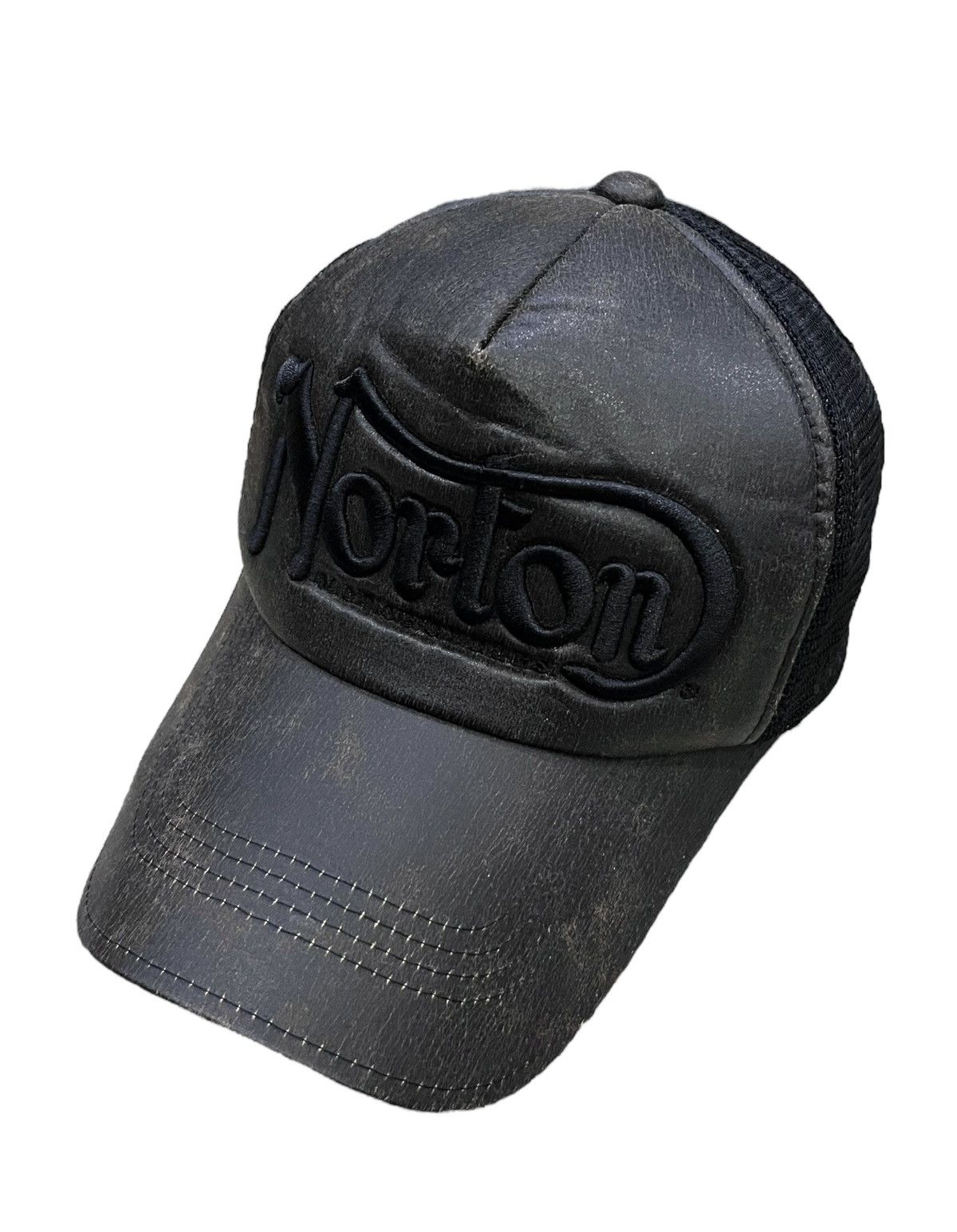 Norton 🔥Vintage 90’s NORTON MOTORCYCLES Good Oldies Trucker Hat Size ONE SIZE - 5 Thumbnail
