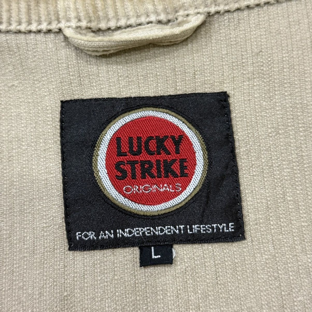 Vintage Lucky Strike Corduroy Trucker Western Jacket