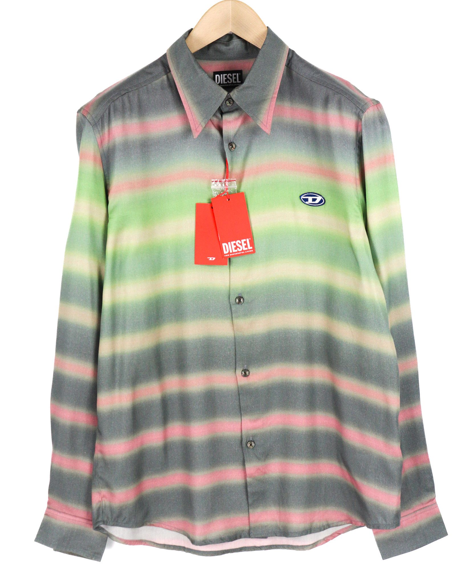 Diesel S-TUCKER-STRIPE XL Patterned Buttoned 40500 Size US XL / EU 56 / 4 - 1 Thumbnail