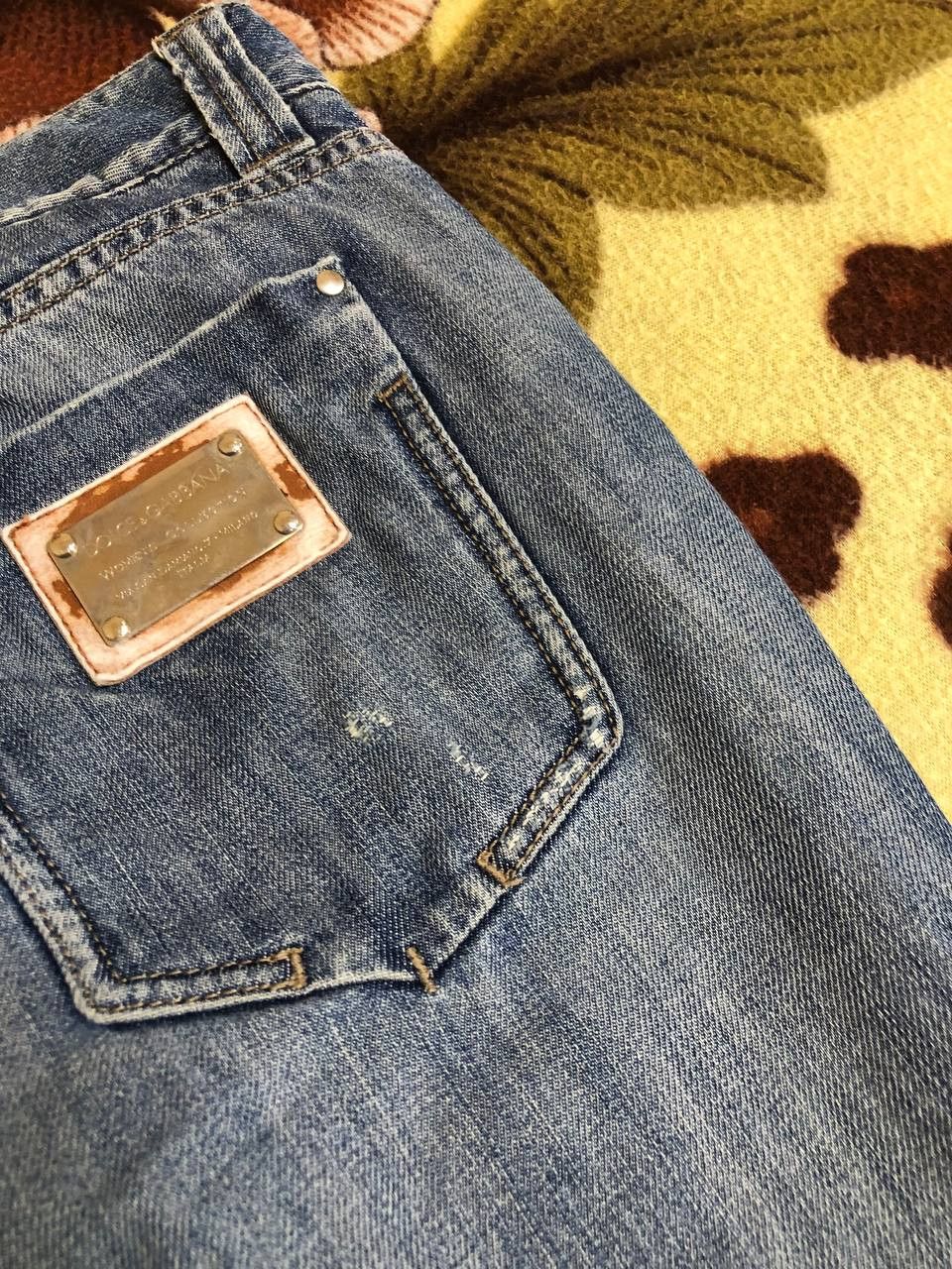 Dolce & Gabbana Vintage Dolce & Gabbana Denim Jeans Baggy Y2K Metal Logo DG Size 32" / US 10 / IT 46 - 7 Thumbnail