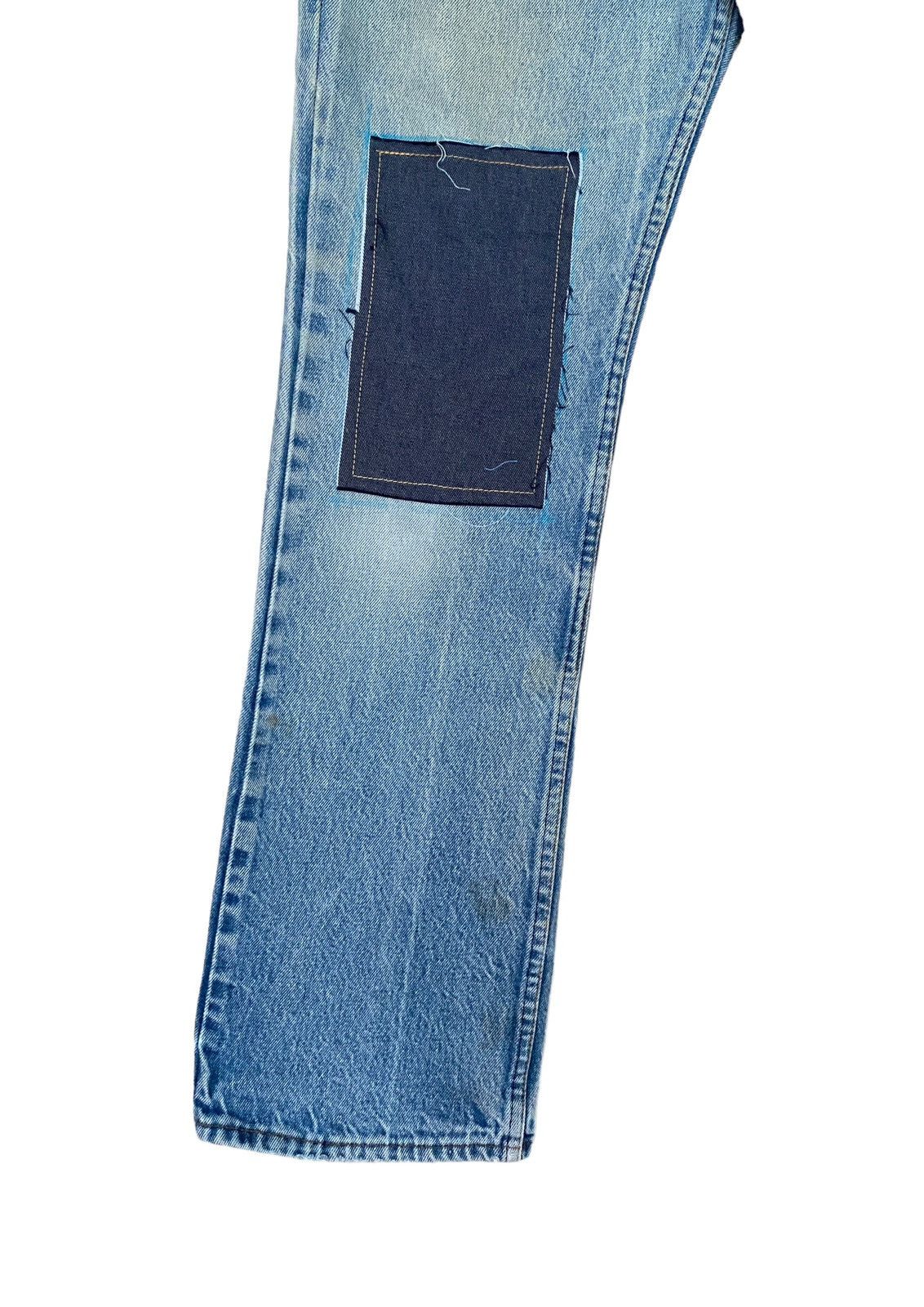 Levi's × Vintage Vintage Brand Levi’s Patchwork flared jeans 1980s Size US 32 / EU 48 - 3 Thumbnail
