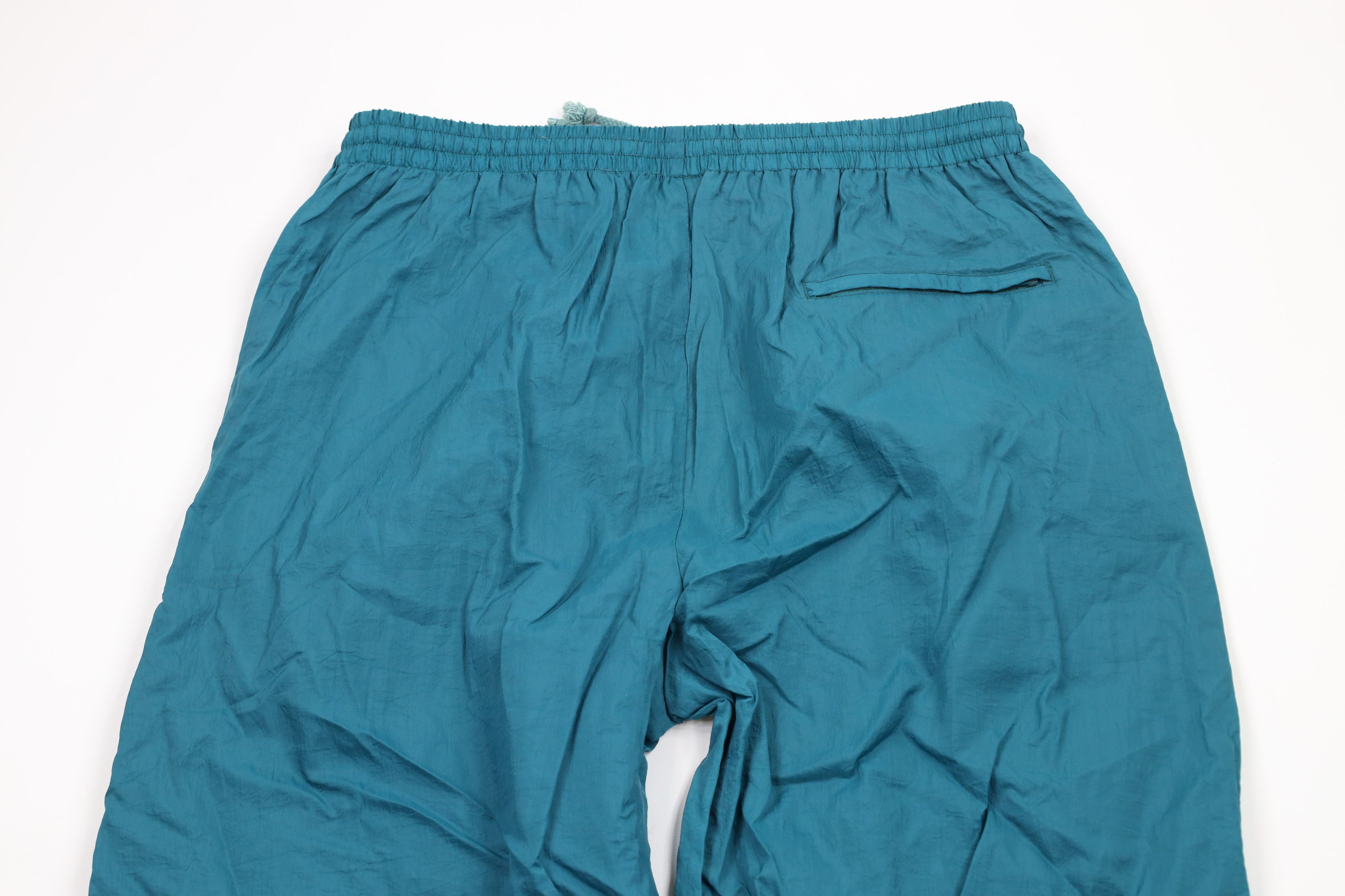 Vintage Vintage 90s Streetwear Lined Windbreaker Joggers Pants Teal Size US 36 / EU 52 - 11 Thumbnail