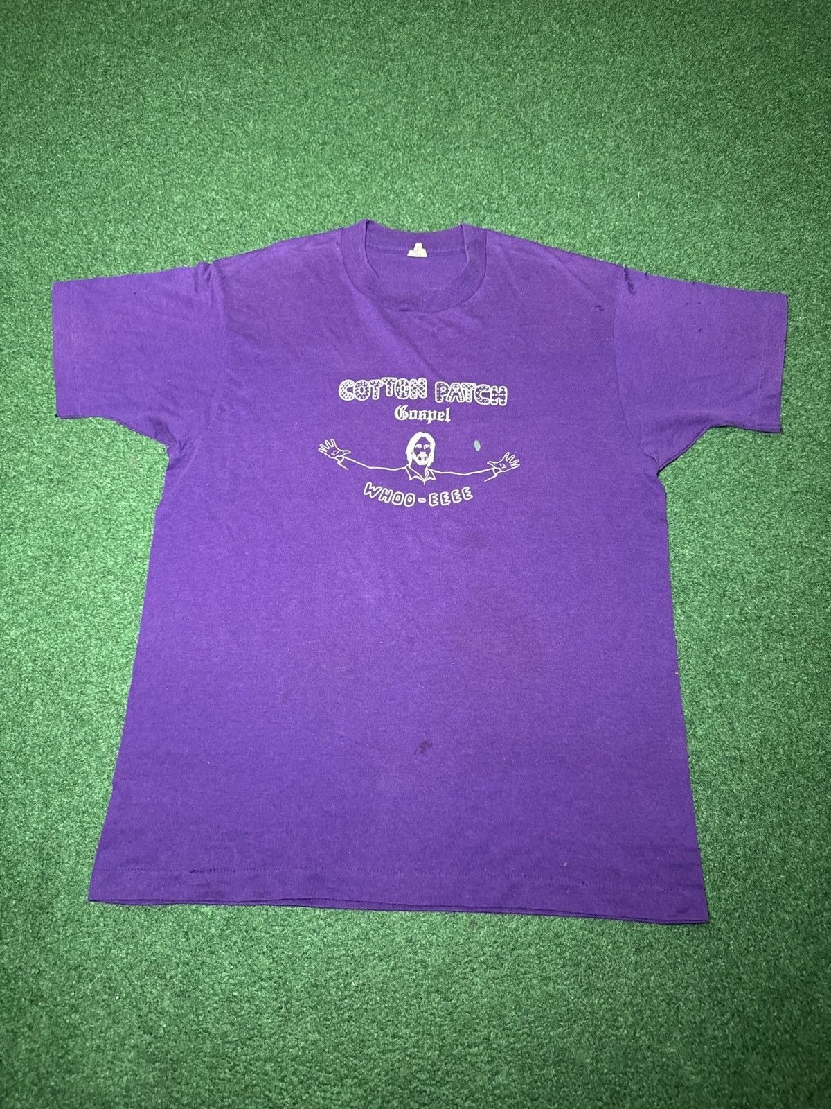Vintage Vintage 80s 90s Cotton Patch Gospel 20x27 Church T Shirt Size US M / EU 48-50 / 2 - 1 Thumbnail
