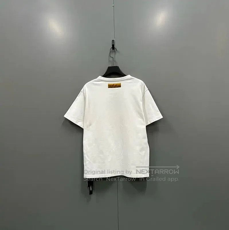 Louis Vuitton Louis Vuitton White Cotton Short Sleeve T. Size L / US 10 / IT 46 - 3 Thumbnail