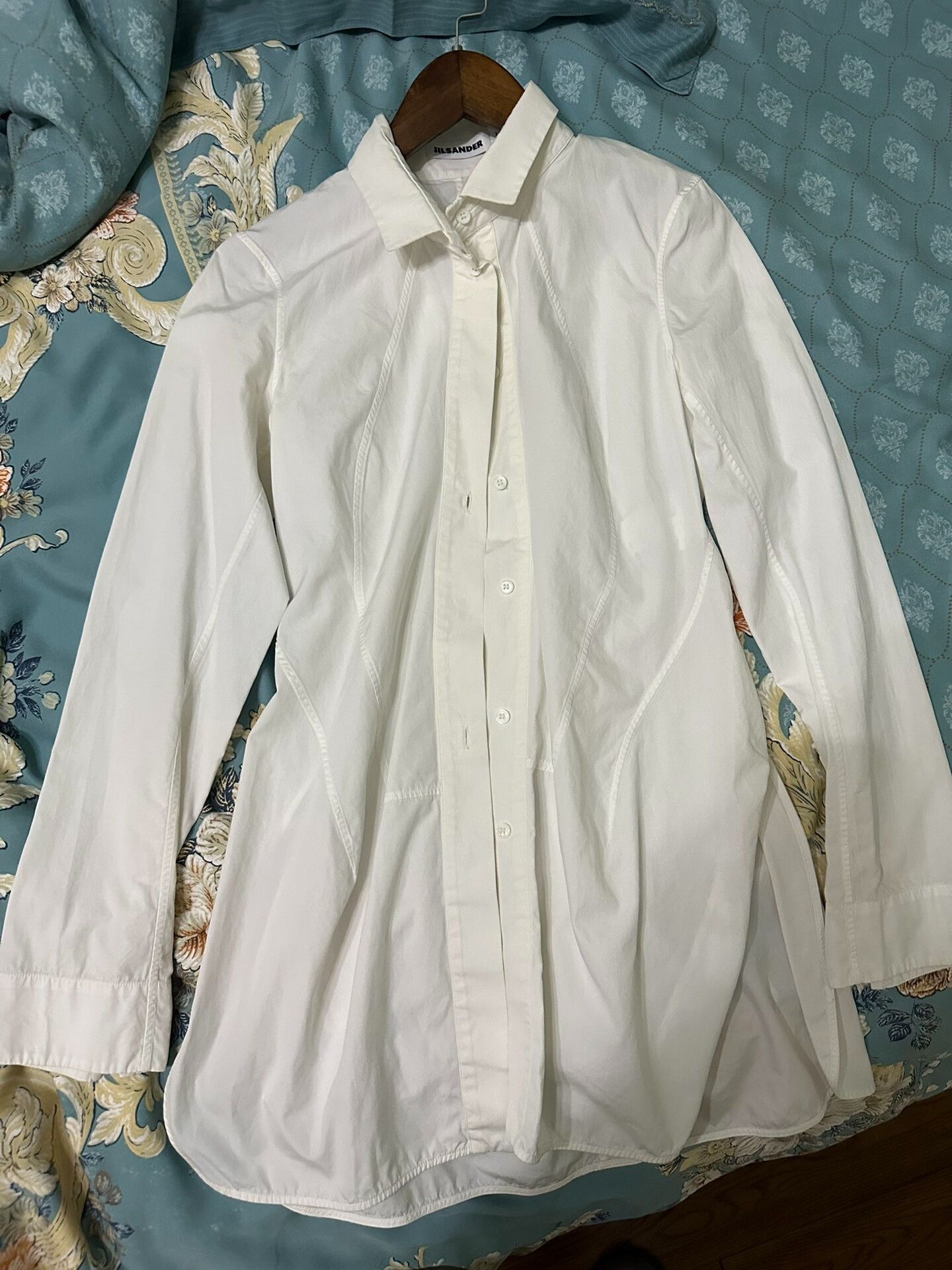 Jil Sander Jil Sander Long Shirt for Slim Fit Size S / US 4 / IT 40 - 1 Thumbnail