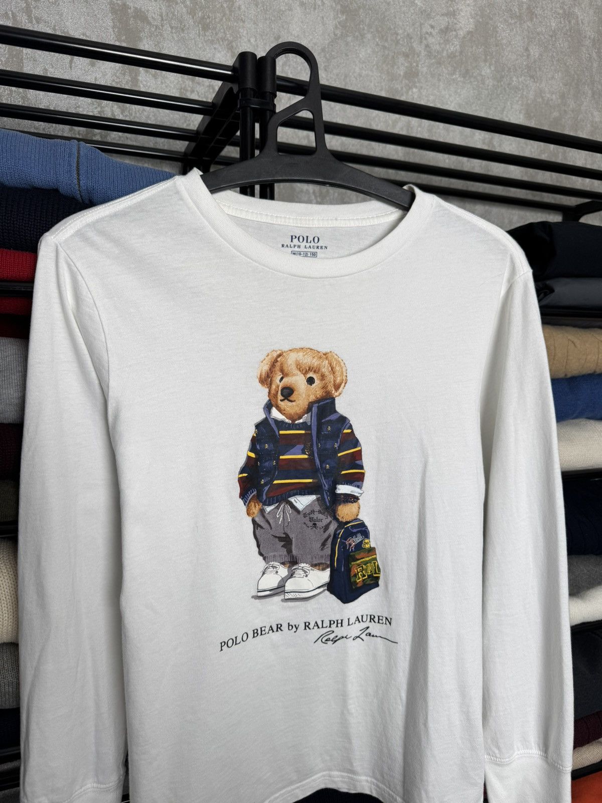 Polo Ralph Lauren Vintage long sleeve Ralph Lauren Bear Size M / US 6-8 / IT 42-44 - 2 Thumbnail