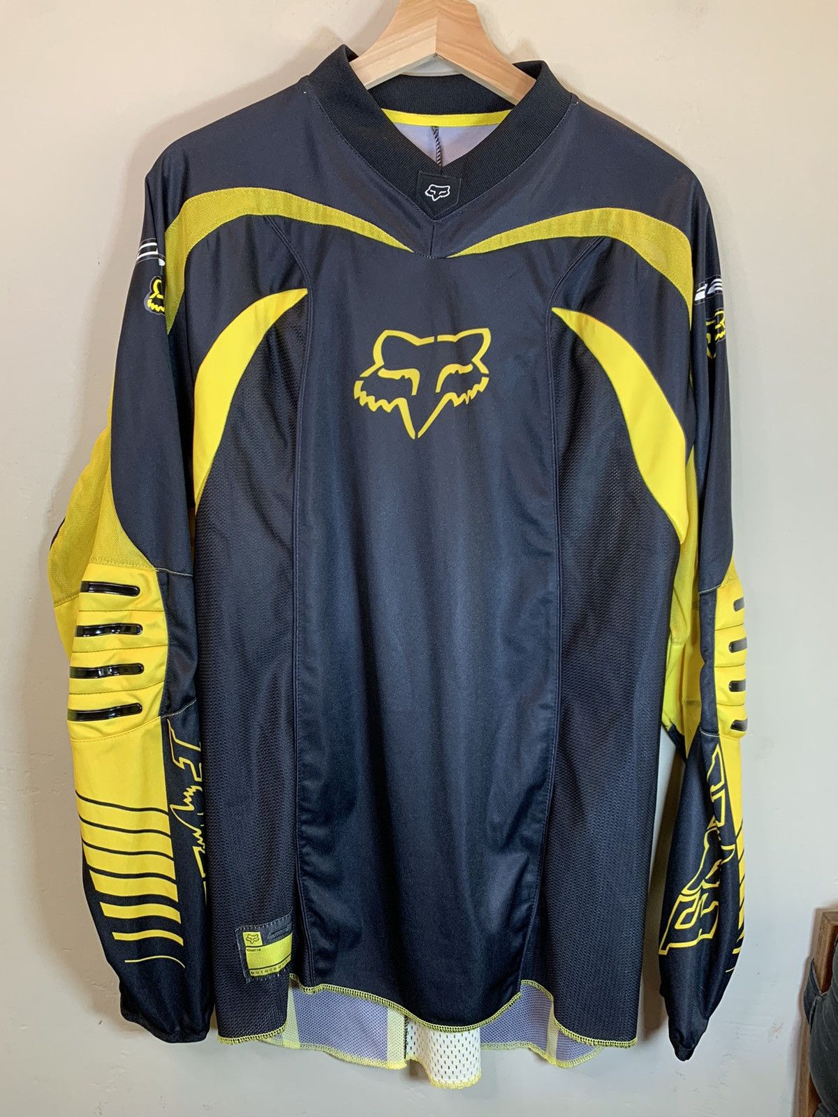 *RARE* Vintage Fox Racing Long Sleeve Jersey Elbow Pads - M