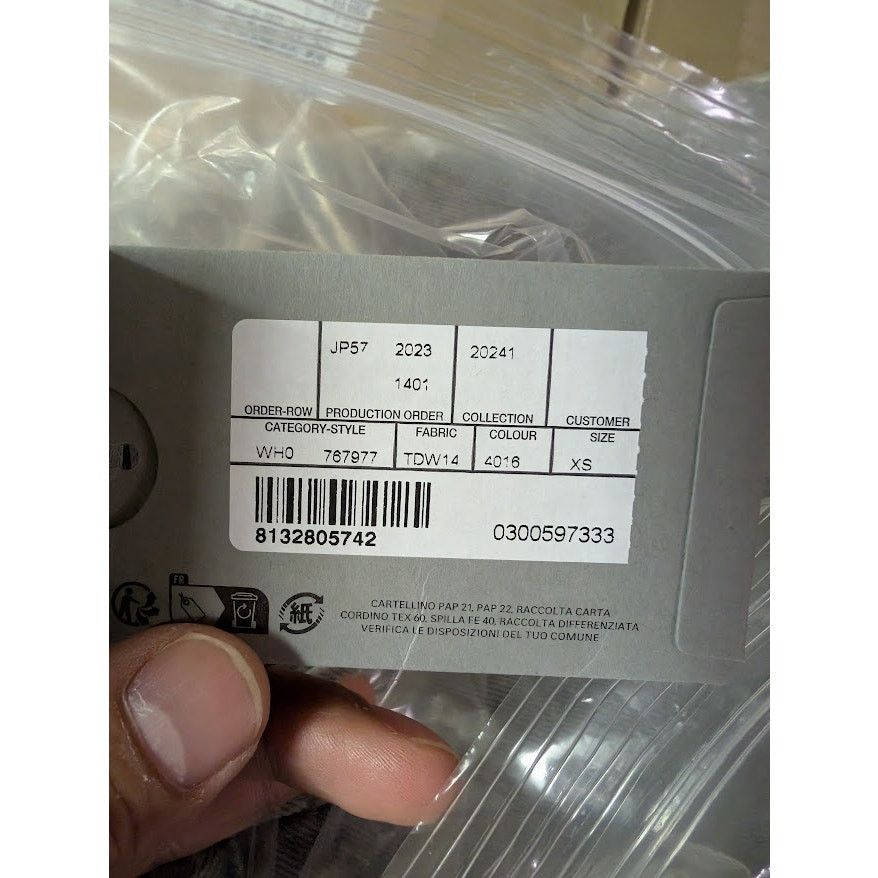 Balenciaga o1rshd1 Organic Japanese Twill Sticker Baggy Pants Blue Size US 28 / EU 44 - 21 Thumbnail