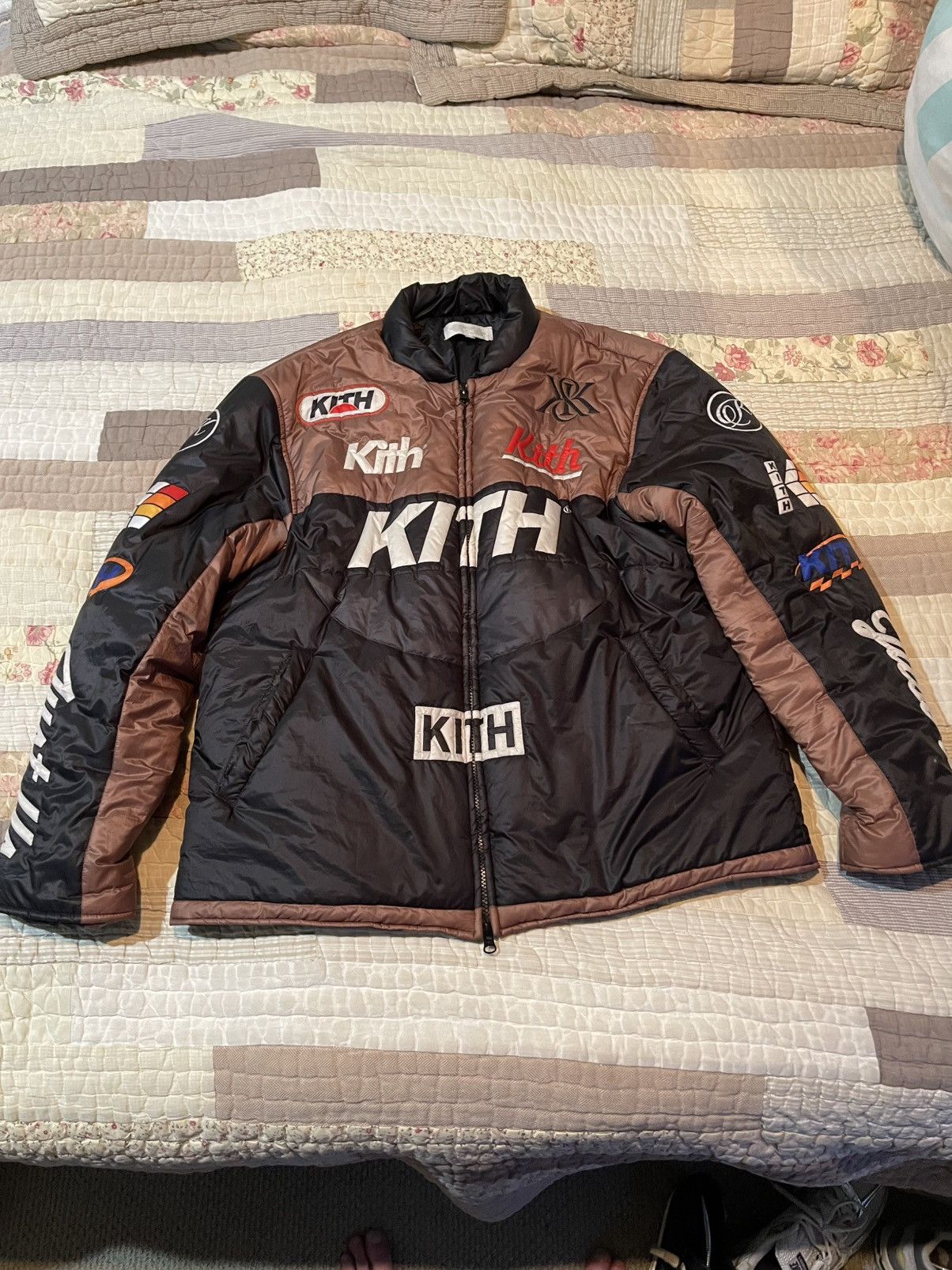 Kith Brixton Puffed Shirt Jacket Full Zip Yuma 2024 Size L