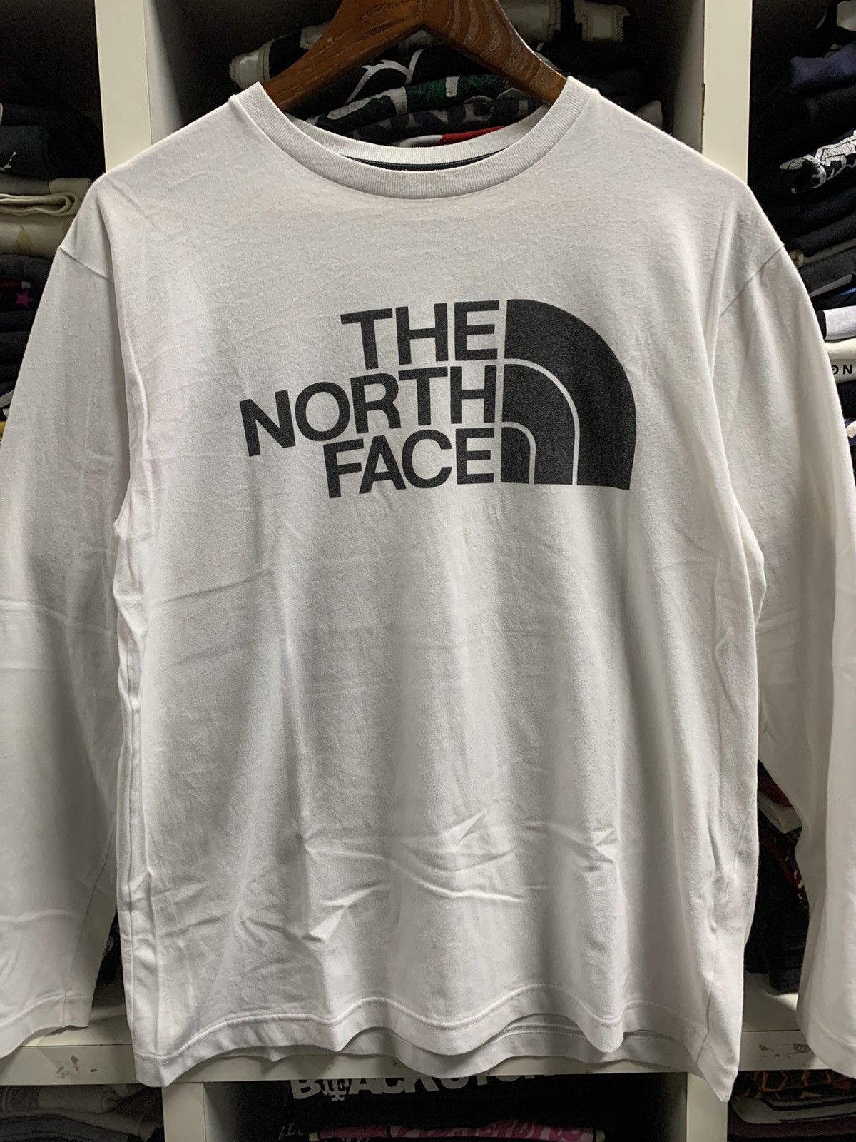 The North Face × Vintage The North Face big logo white shirt Size US L / EU 52-54 / 3 - 2 Thumbnail