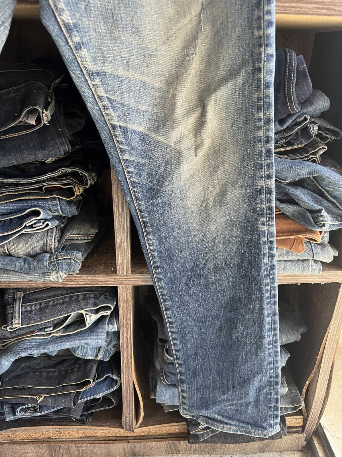 Japanese Brand 🔥Rare Blue Orrey Distressed Denim Size US 32 / EU 48 - 6 Thumbnail