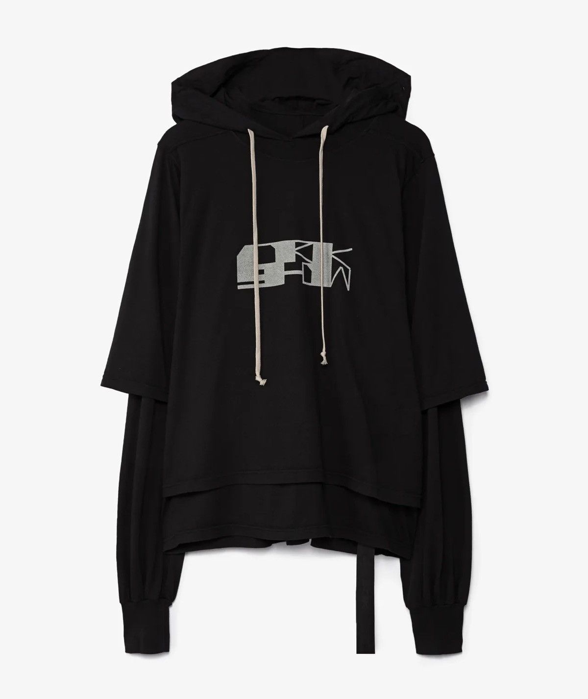 Rick Owens Drkshdw Rick Owens DRKSHDW Hustler Hoodie Size US S / EU 44-46 / 1 - 1 Thumbnail