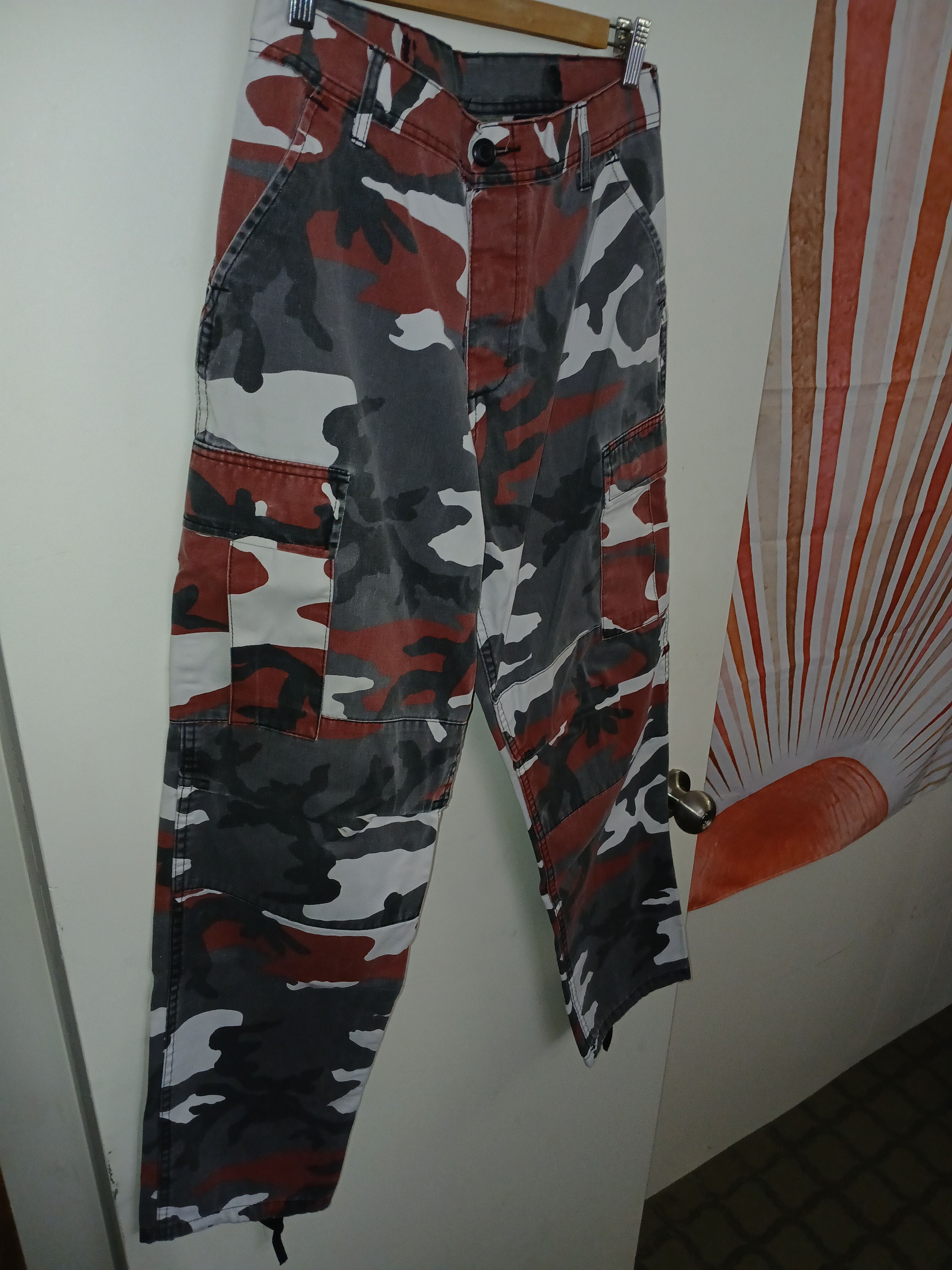 Rothco Rothco Camo Cargo Pants Red Size US 30 / EU 46 - 3 Thumbnail