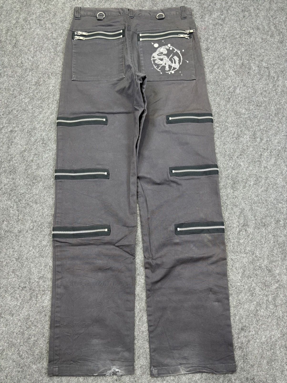 Japanese Brand 💥Punk💥SLASH NUMBER Japan MultiZippe Seditionaries Pant F728 Size US 30 / EU 46 - 23 Thumbnail