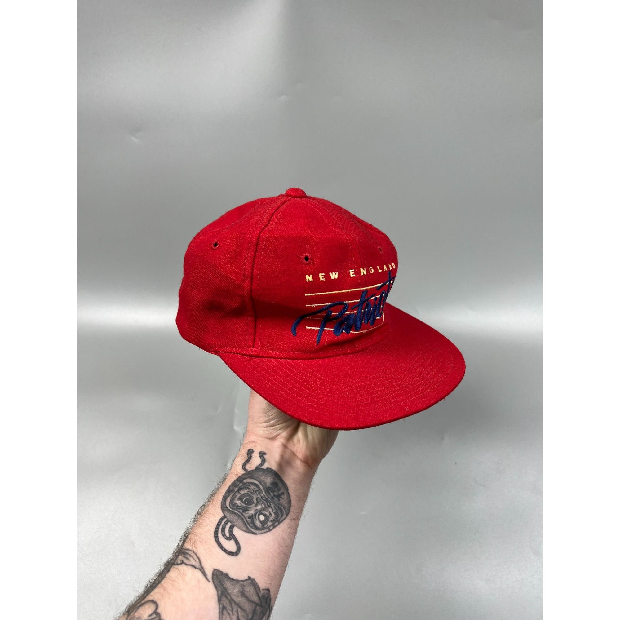 Vintage New England Patriots Drew Pearson Vintage Cap Hat (Y0723) Size ONE SIZE - 1 Thumbnail