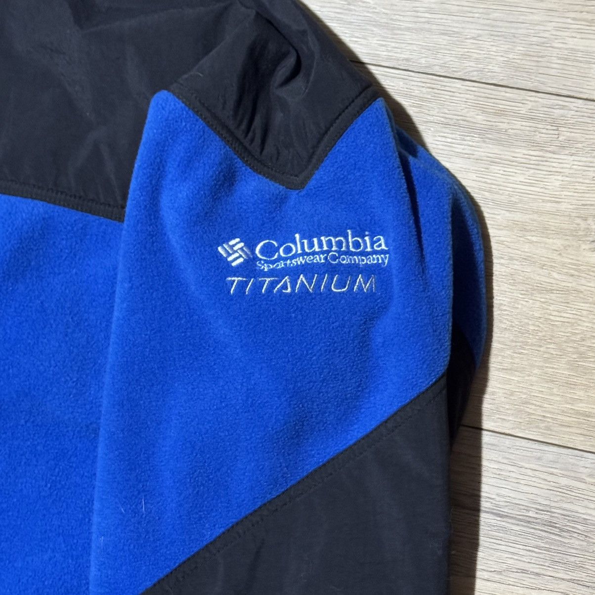 Columbia × Vintage Y2K Columbia Titanium Heavy Duty Zip Fleece Size US L / EU 52-54 / 3 - 2 Thumbnail